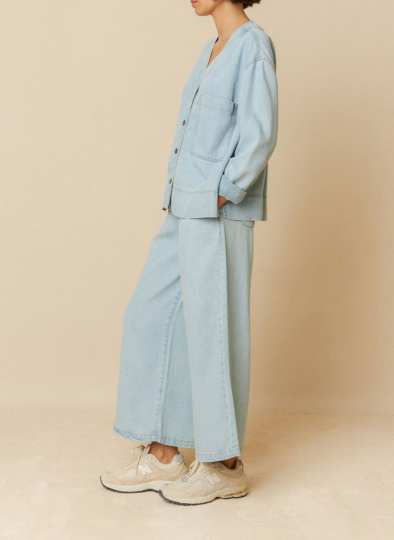 Pantalon large Jean Stone