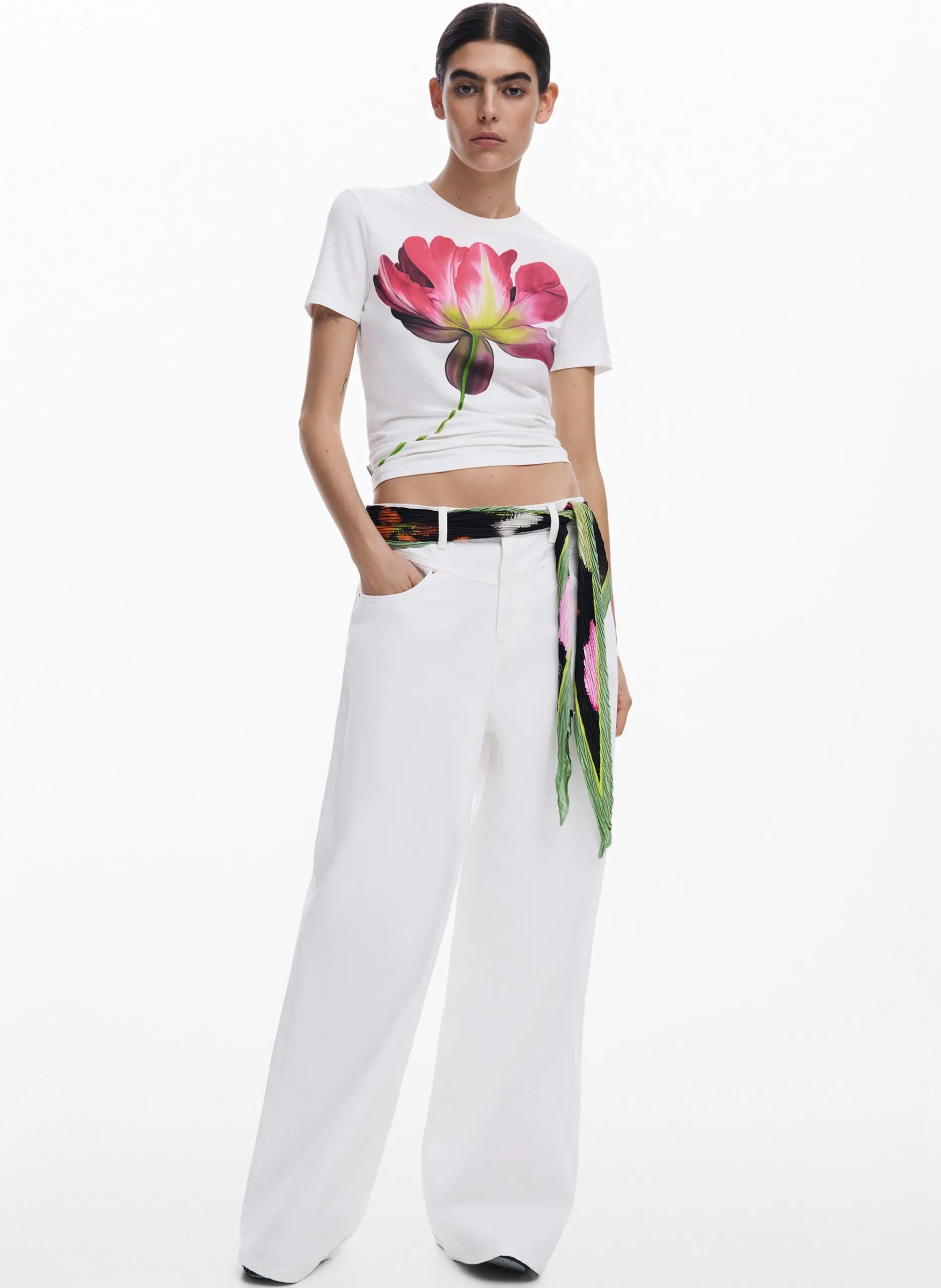 Foulard losange Noir