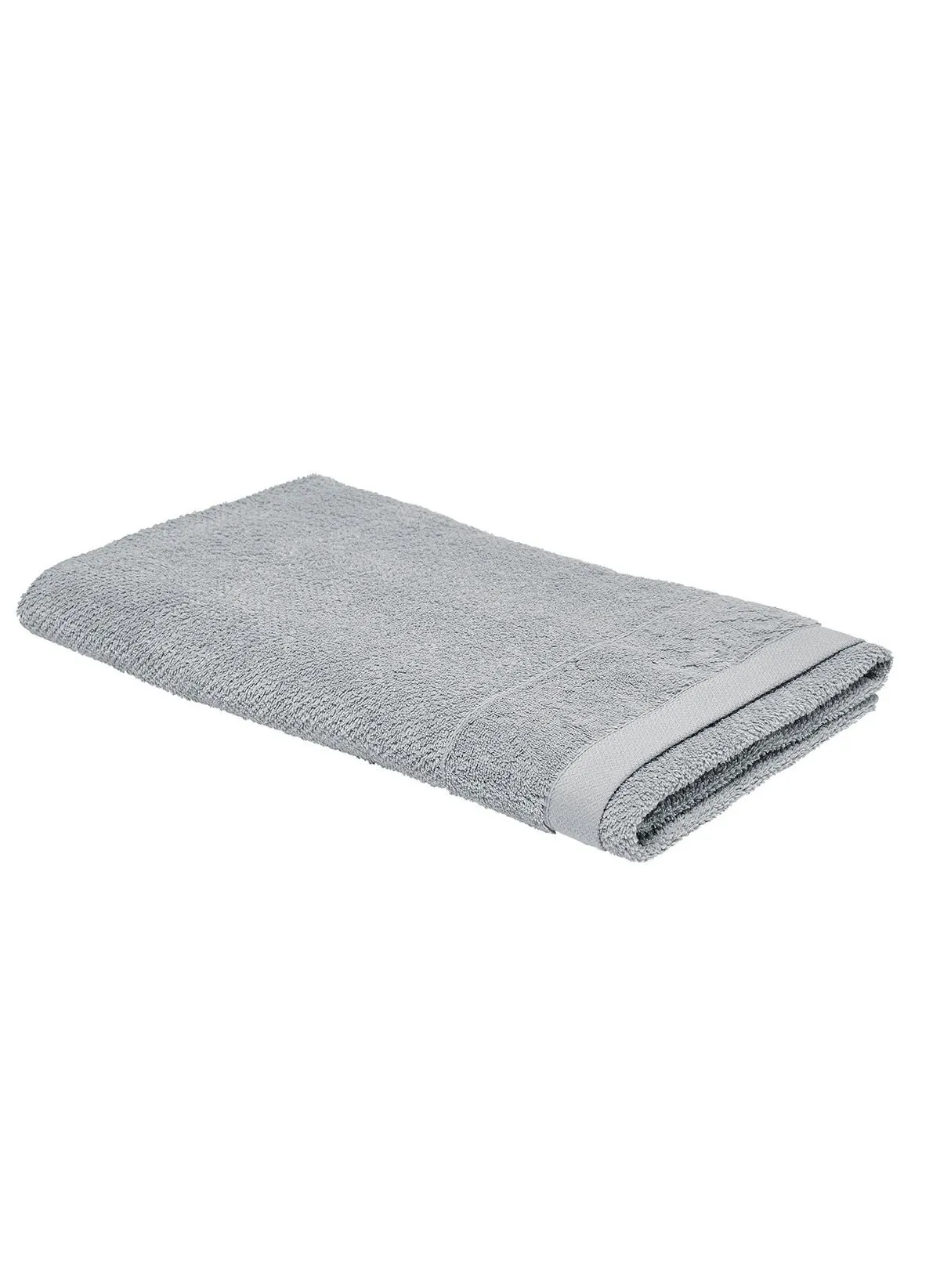 Maxi drap de bain uni en coton Gris BIO ORGANIC