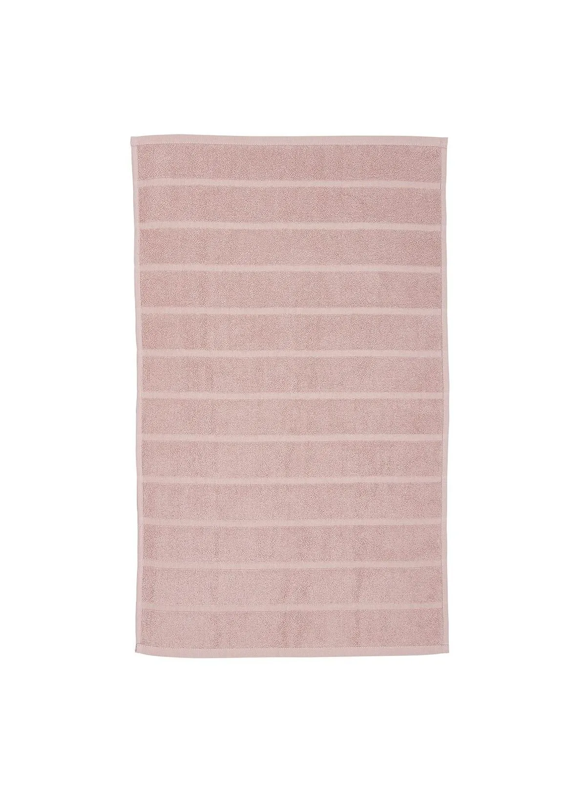 Tapis de bain uni en coton Rose ESSENTIAL