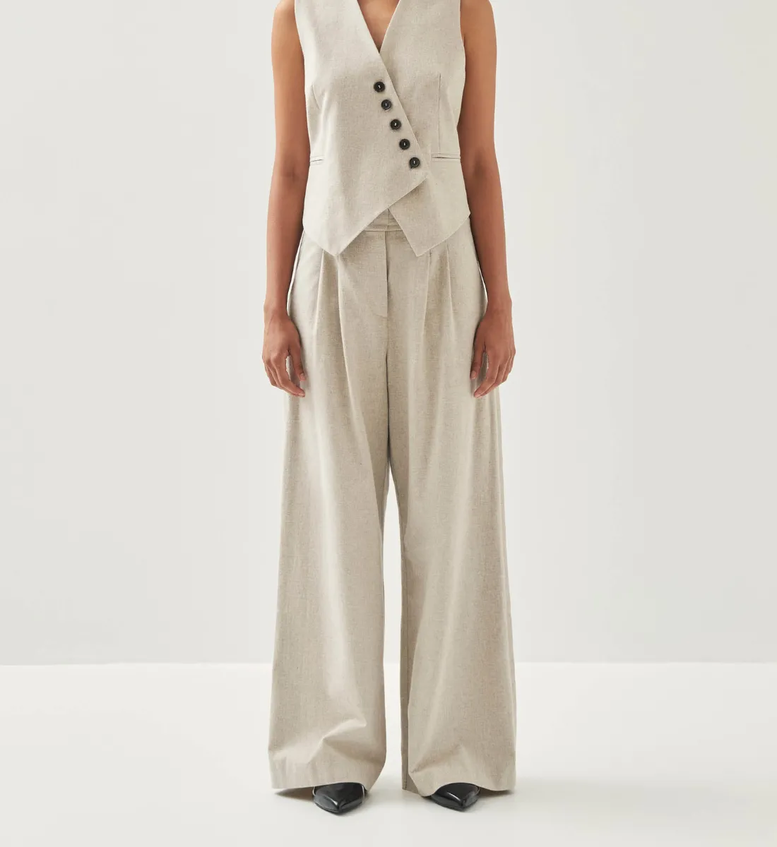 Pantalon en coton Blanc MERAN