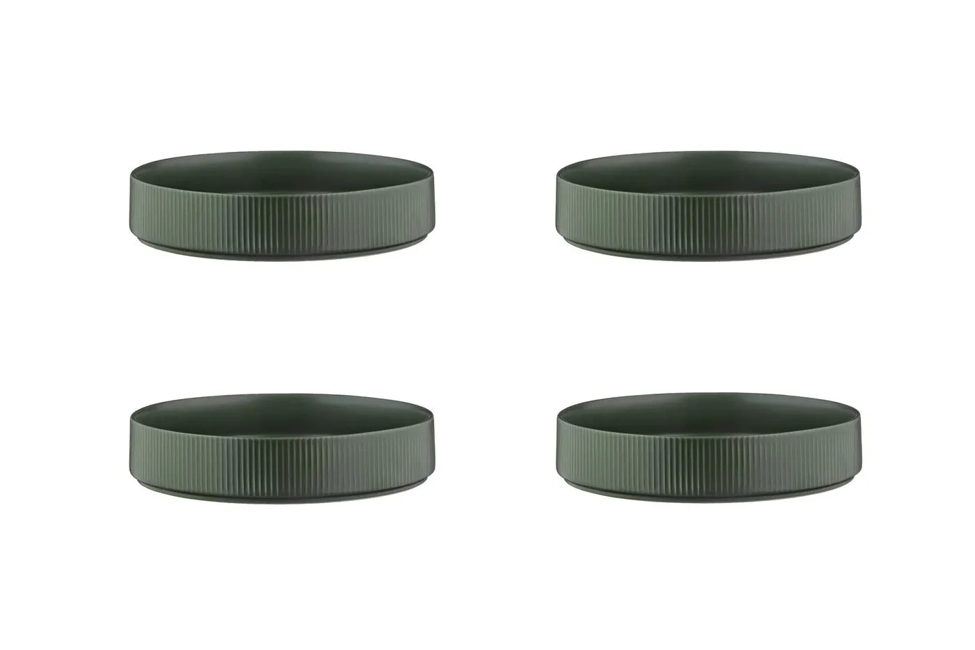 Assiette creuse scandi Vert