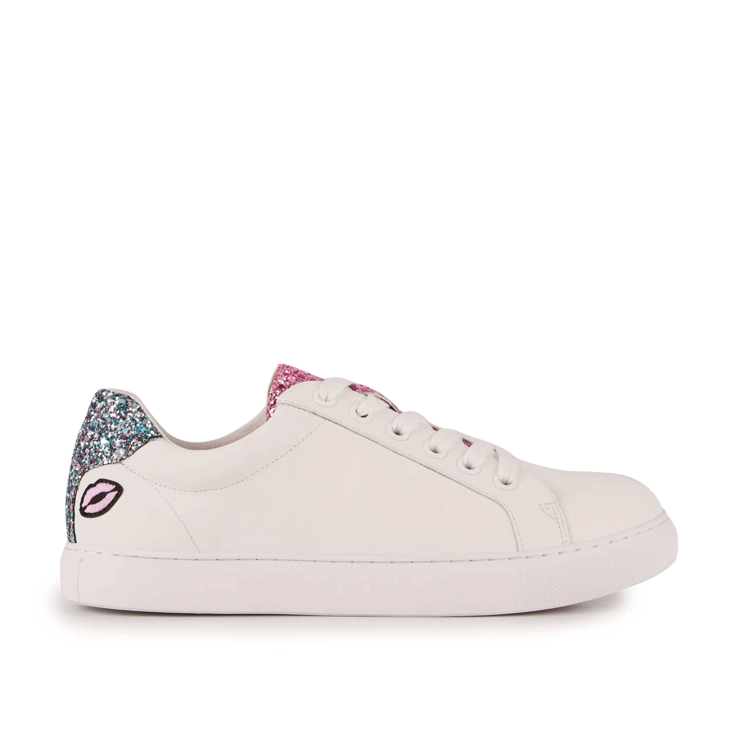 Sneakers en cuir Blanc SIMONE S