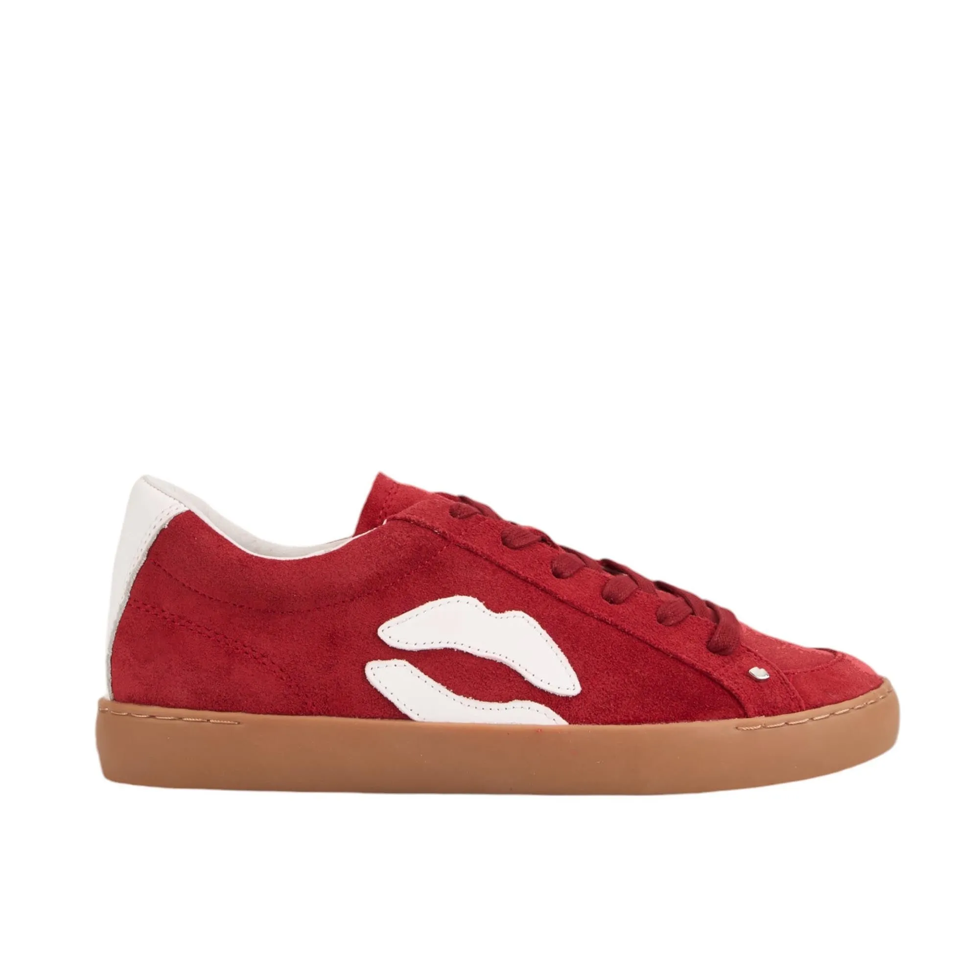 Sneakers en cuir Rouge COLETTE SUEDE