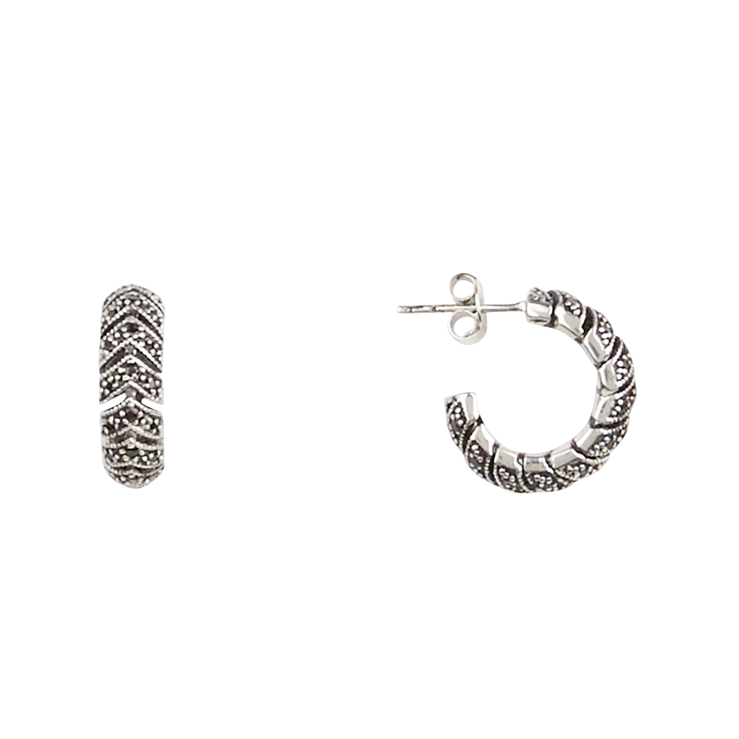 Boucles d'oreilles percées Argent SOLLYA