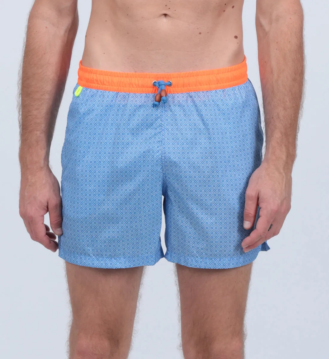 Short de bain light -  azulejos Bleu TRAWANGAN LIGHT