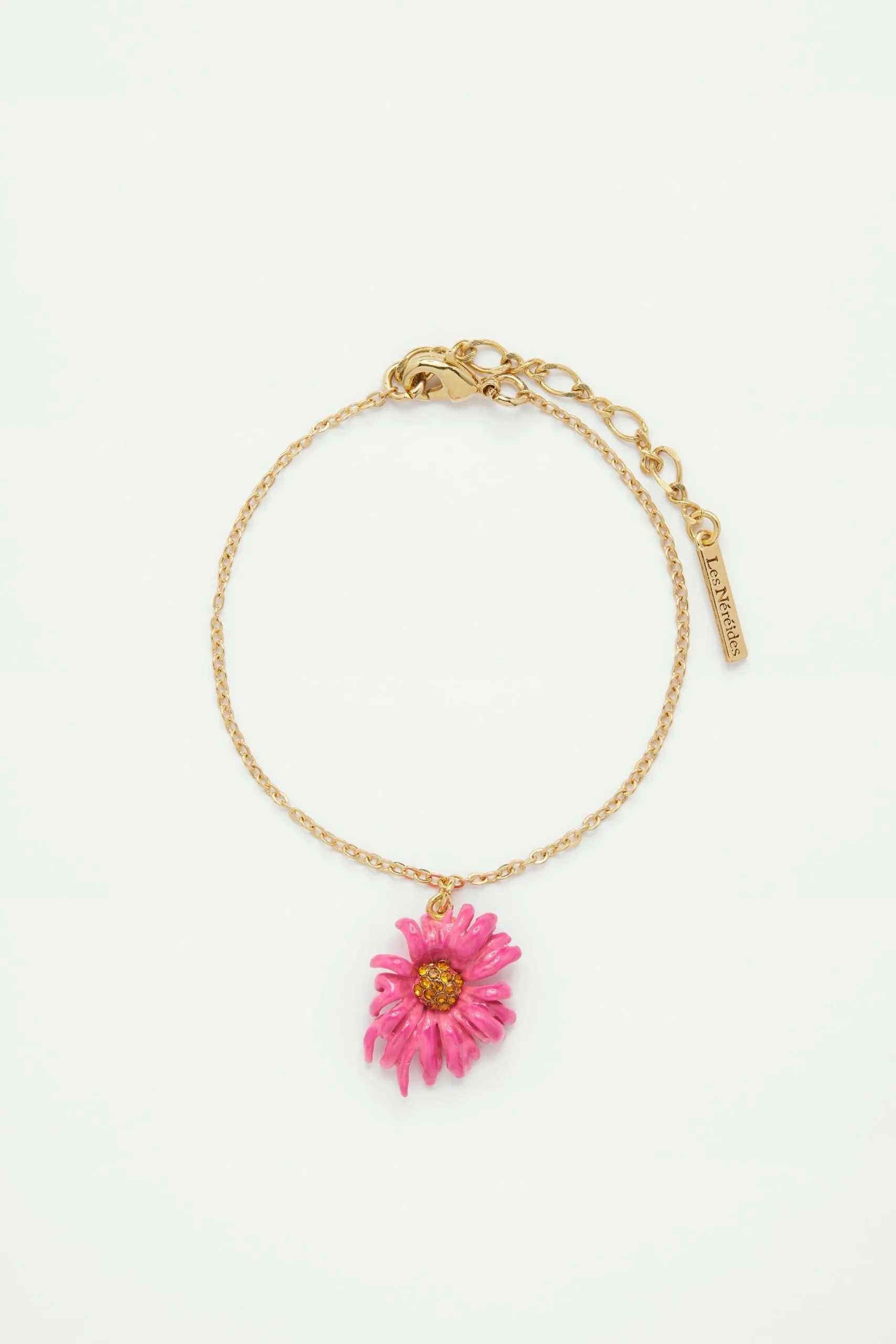 Bracelet fin fleur cosmos Multicolore