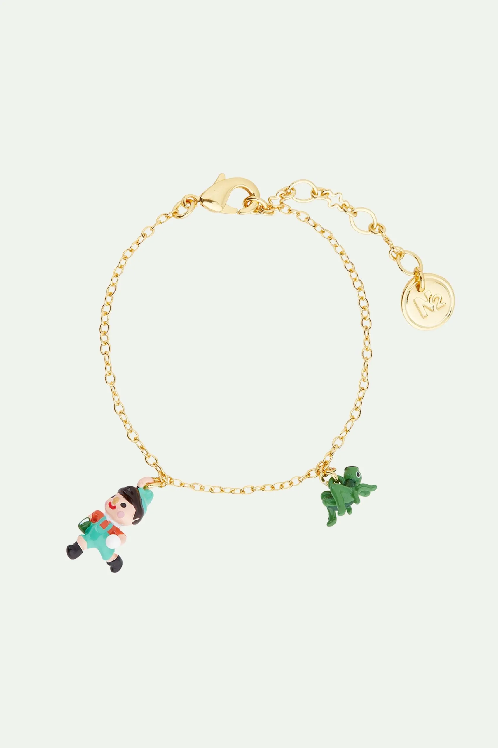 Bracelet fin pinocchio et cricket Multicolore