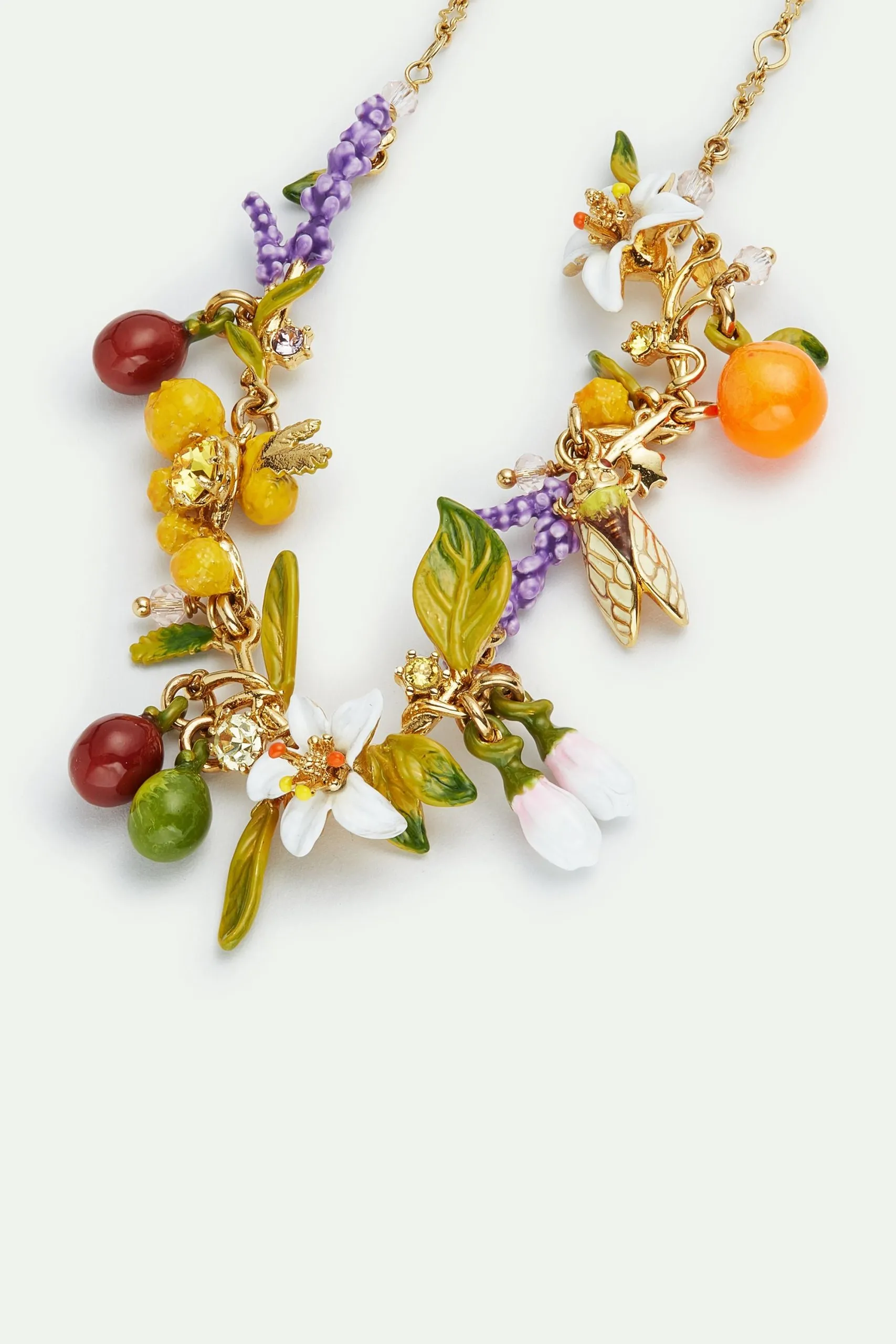 Bracelet fin bouquet du jardin de provence Multicolore