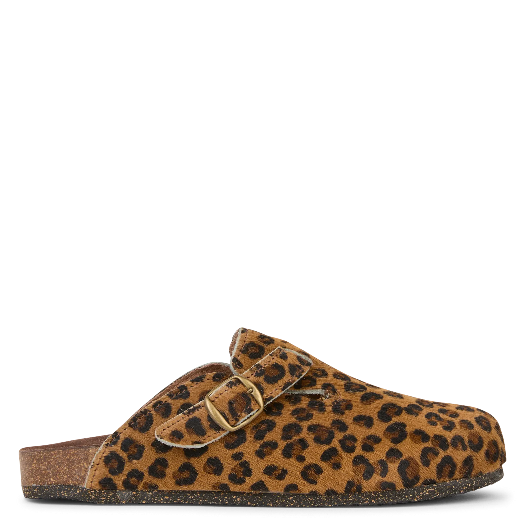 Mules en cuir poulain Multicolore LEON