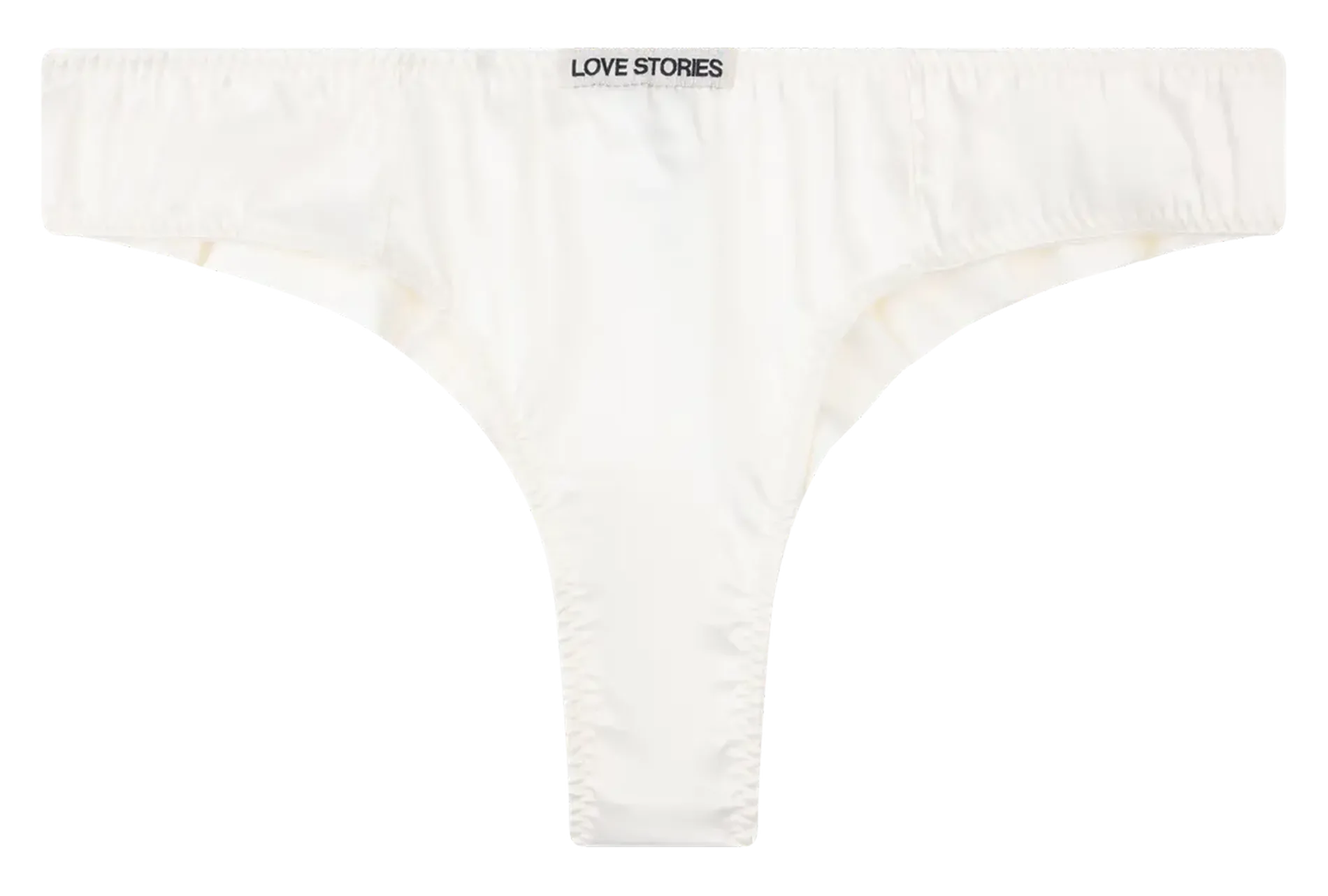Tanga avec logo Blanc CARL