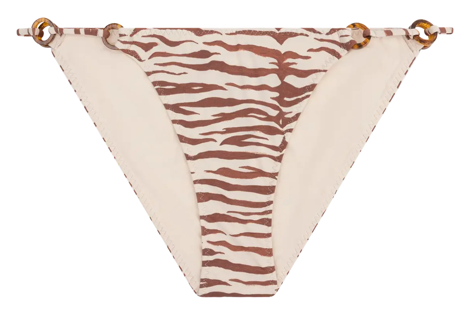 Culotte de bain zébrée Blanc POPPY