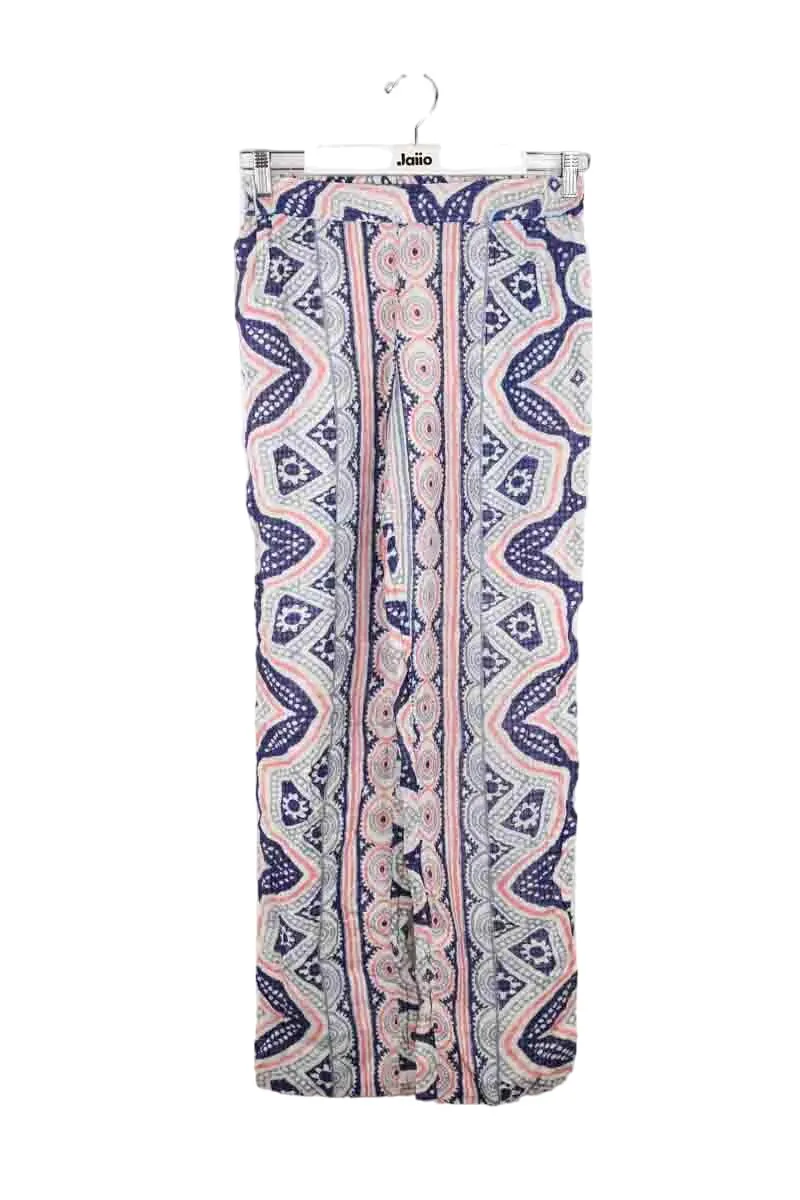 Pantalon droit en lin Blanc