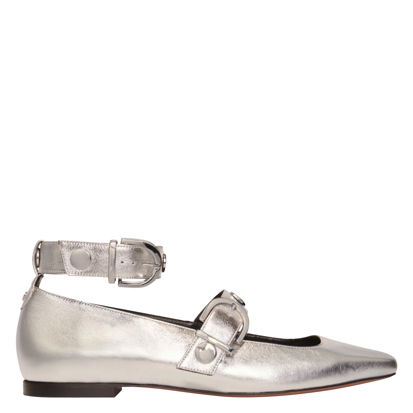 Babies en cuir Argent
