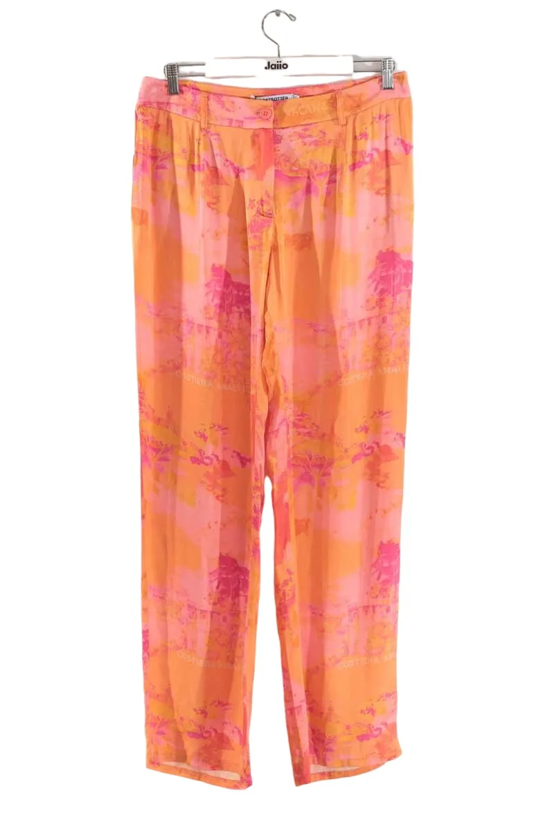 Pantalon large orange Orange