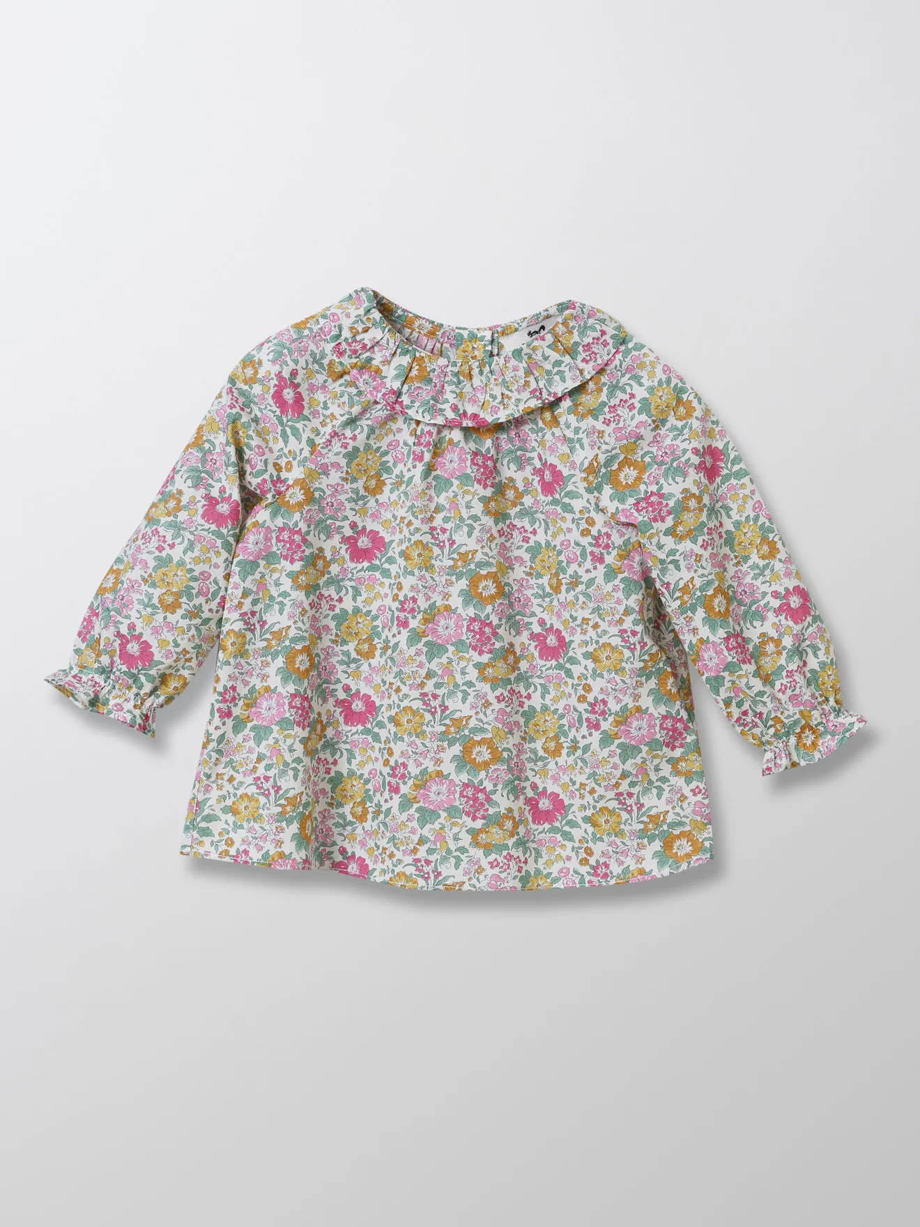 Blouse en tissu liberty clare rich Vert