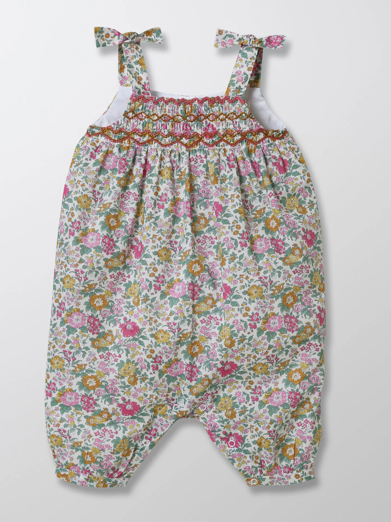 Salopette en tissu liberty clare rich Rose