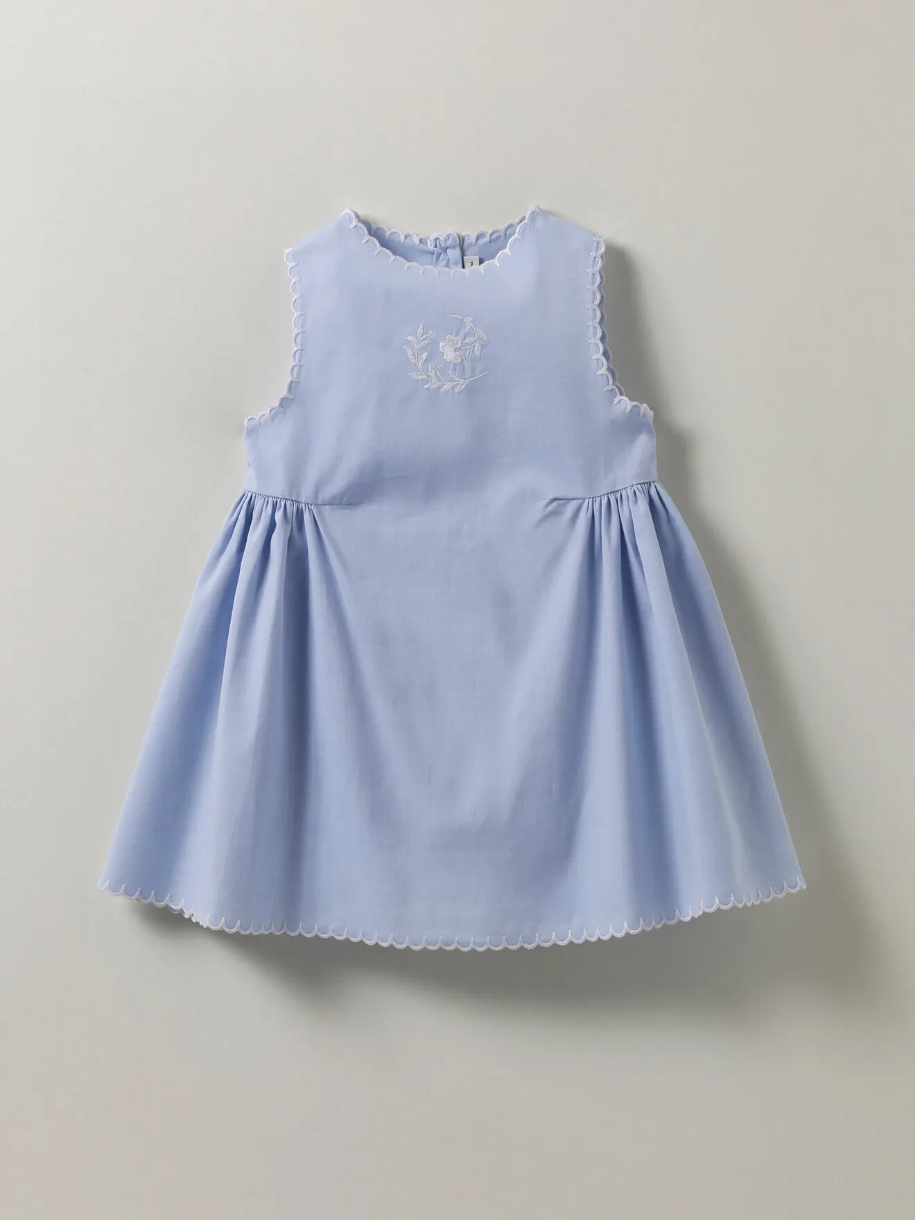Robe en oxford Bleu