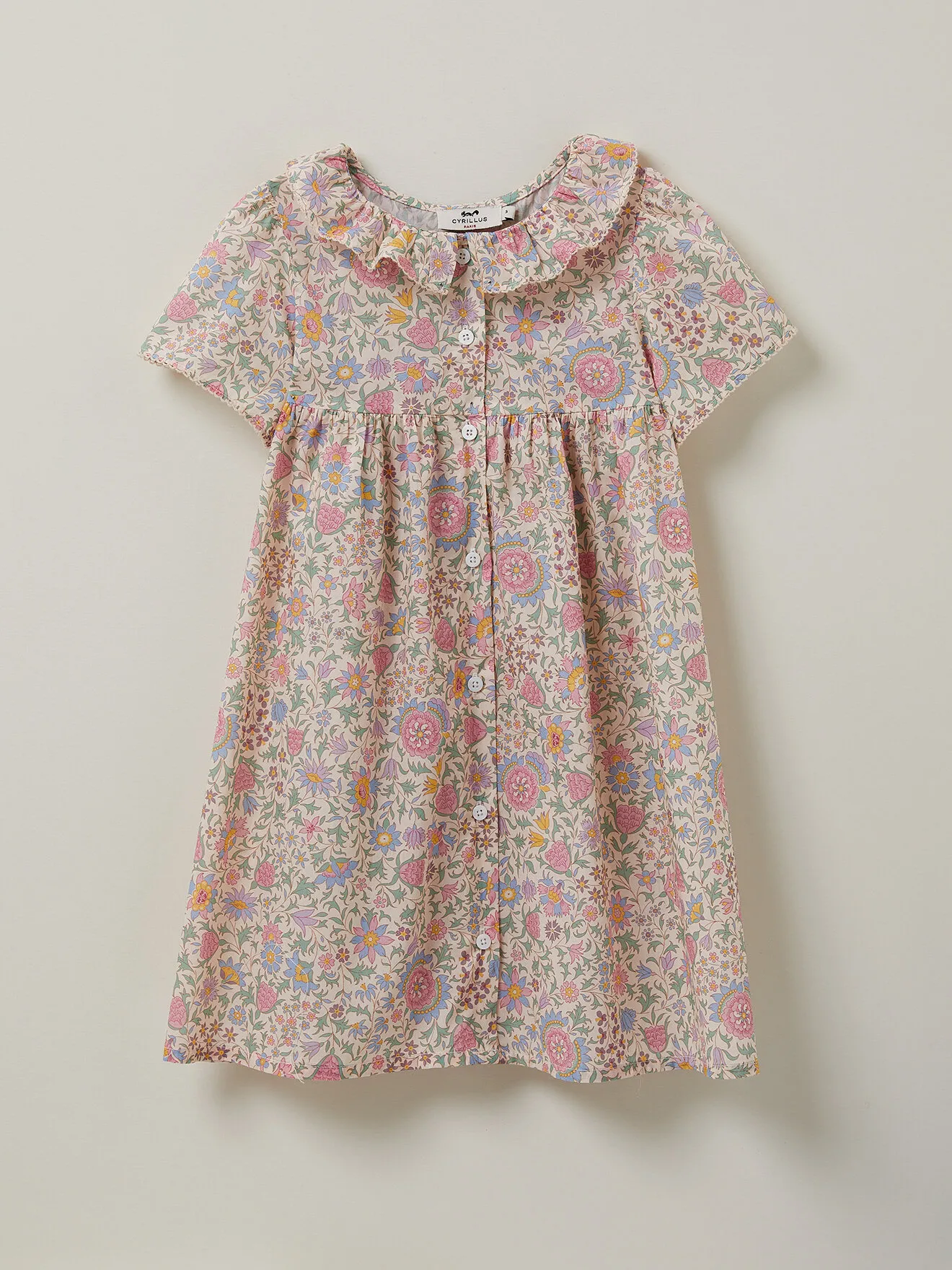 Robe - tissu liberty alicia chintz Rose