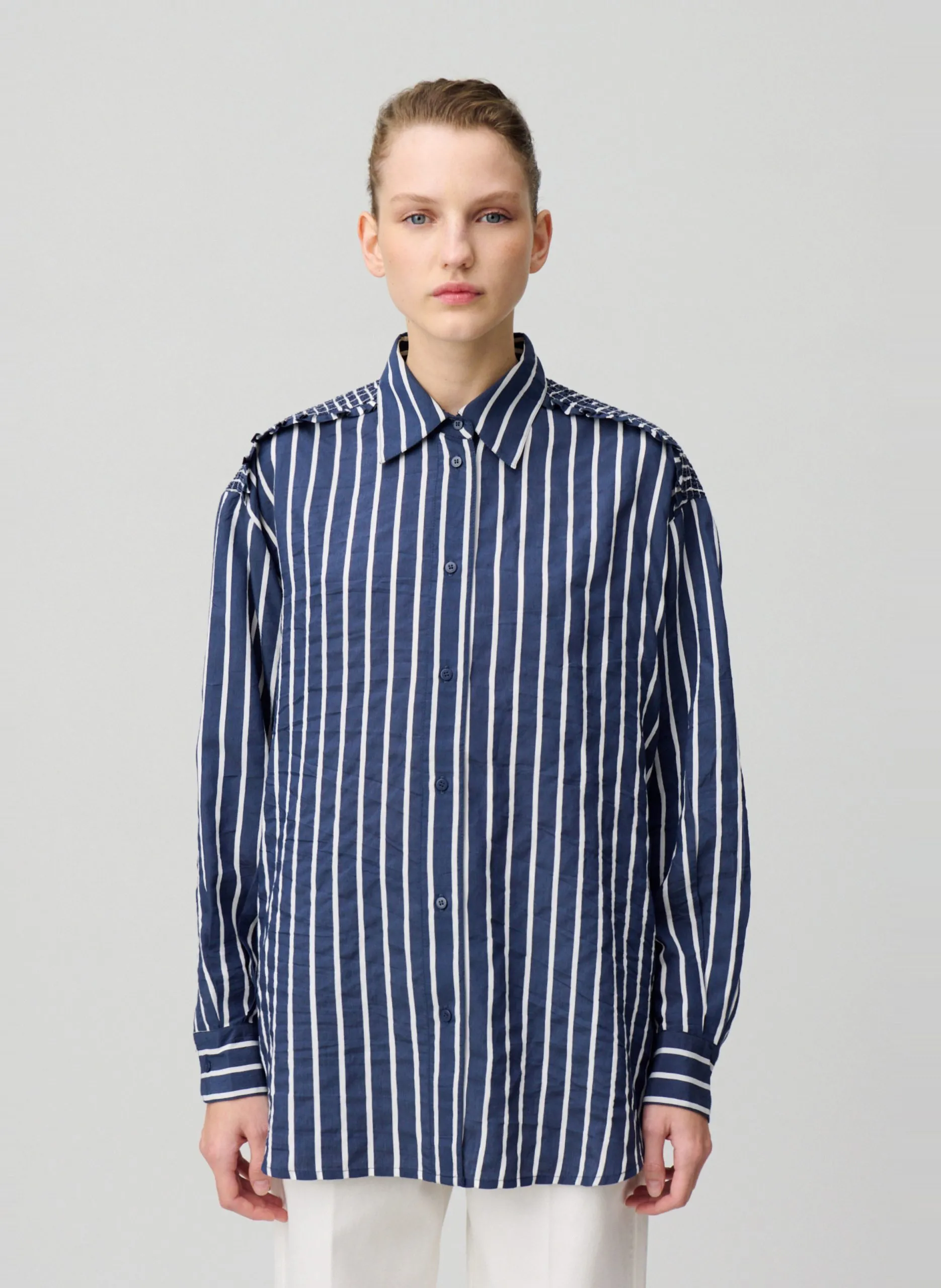 Chemise fluide rayée Multicolore