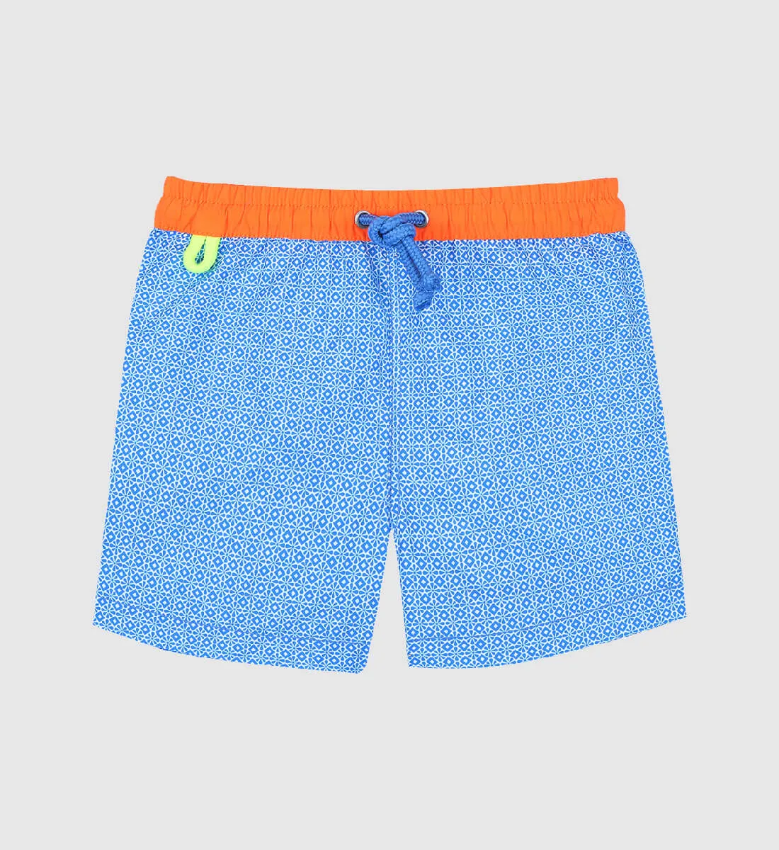 Short de bain meno -  azulejos Bleu MENO