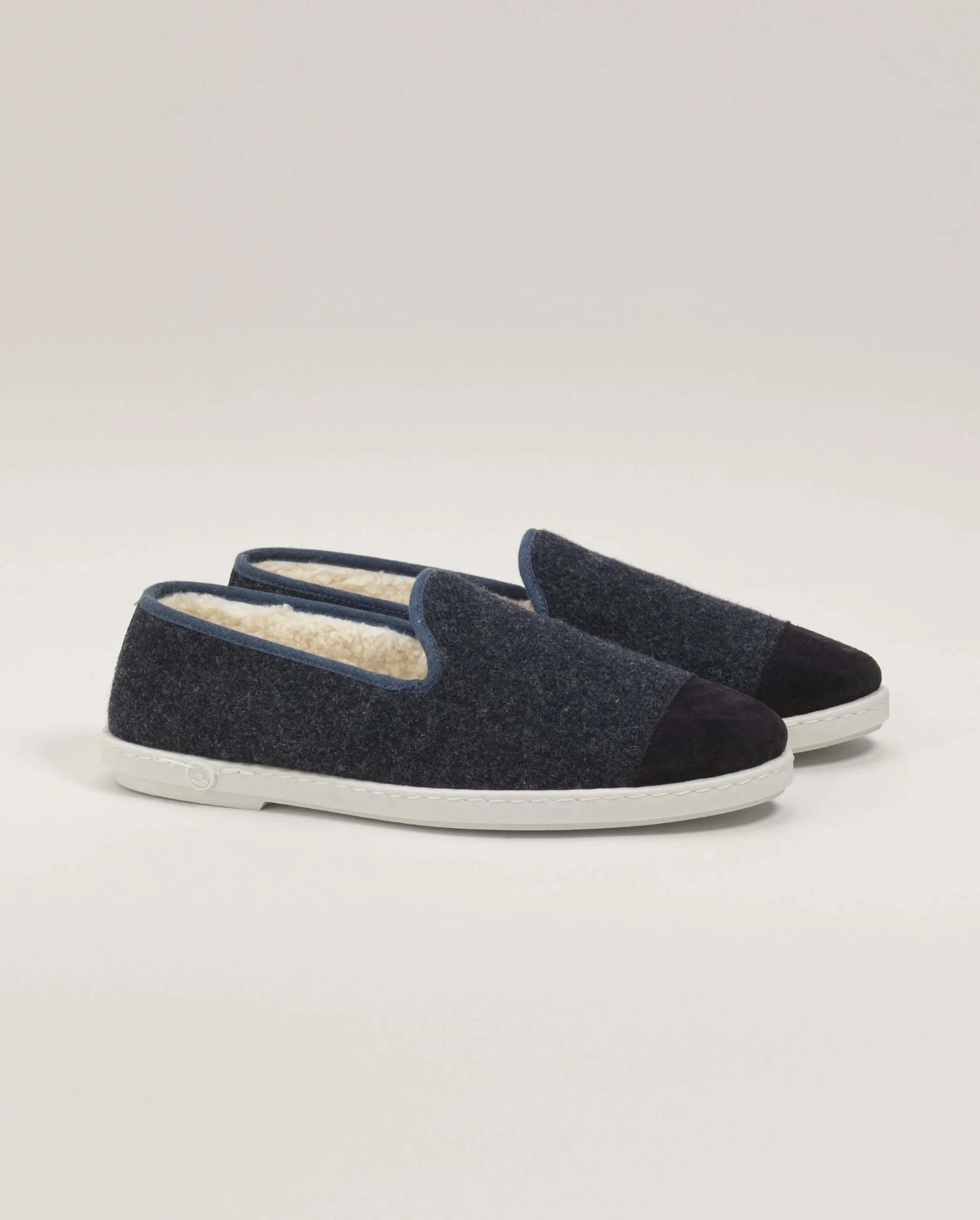 Chausson homme édition limitée, marine jean Bleu