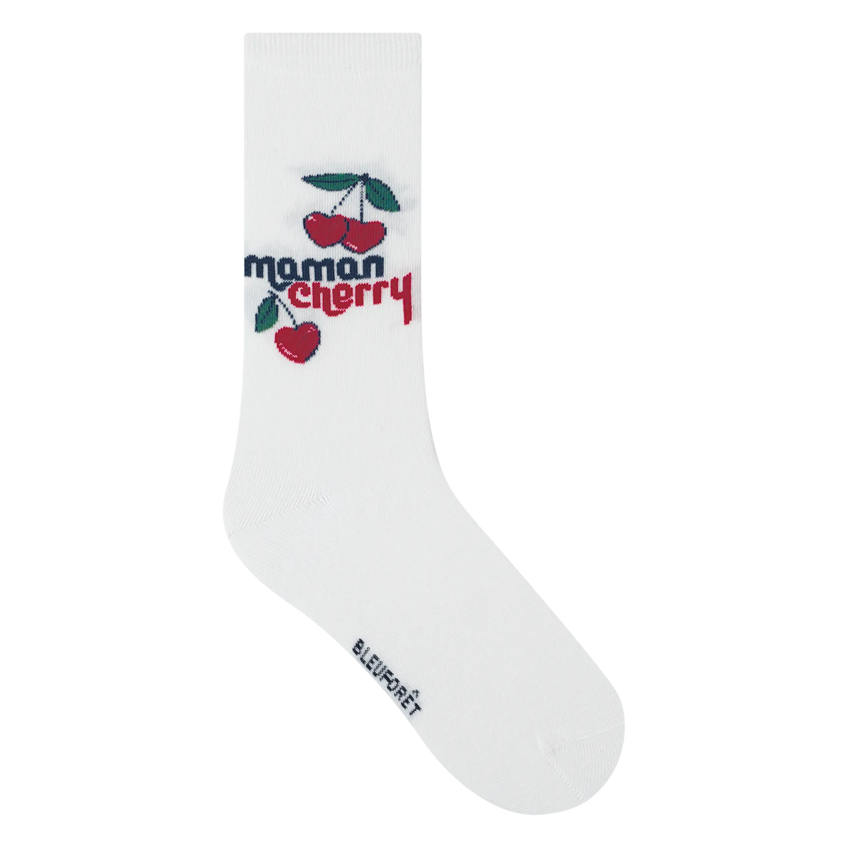 Chaussettes en coton mélangé imprimé Beige CHERRY