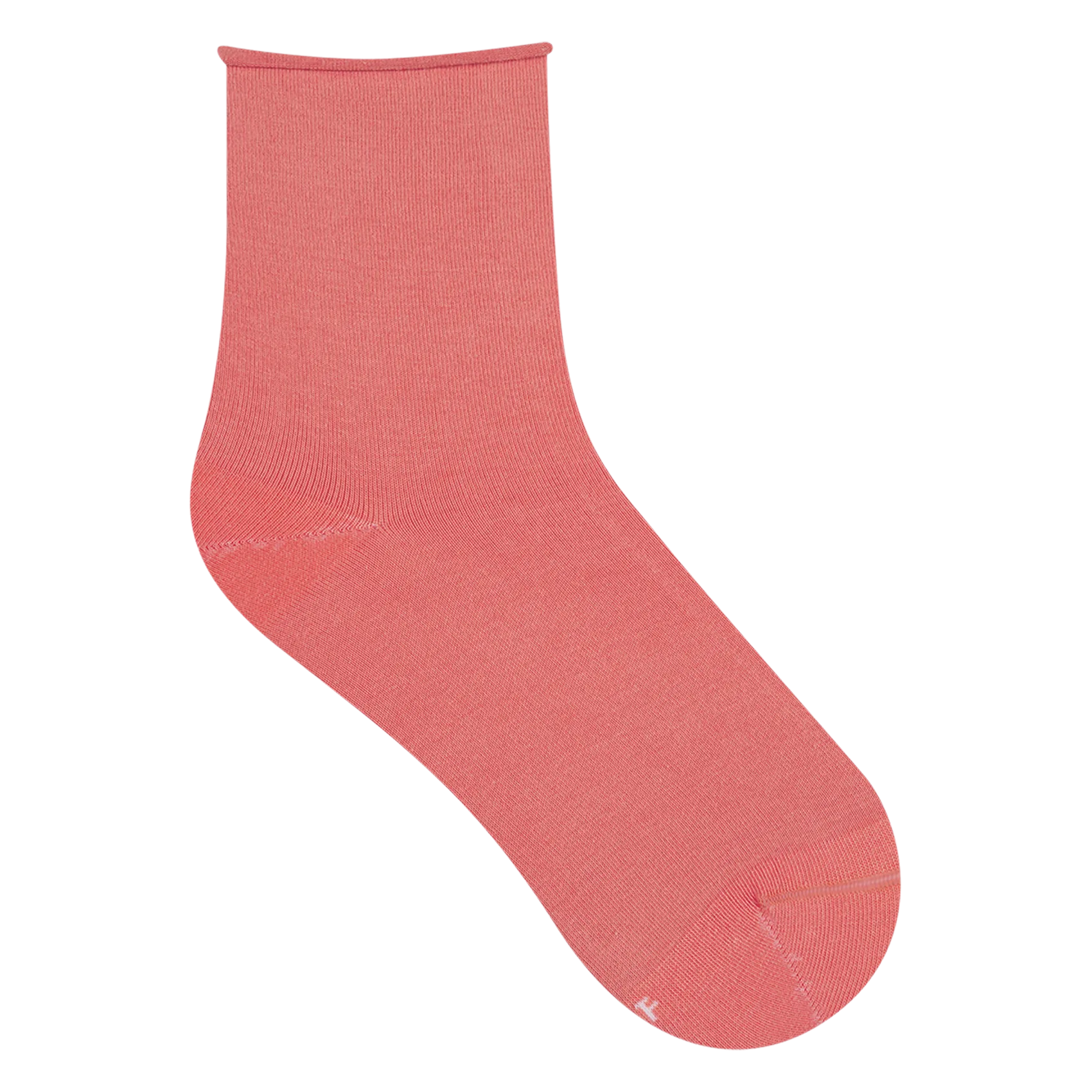 Socquettes veloutées en coton Orange