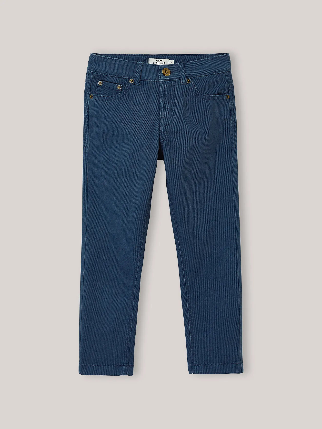 Pantalon 5 poches Bleu