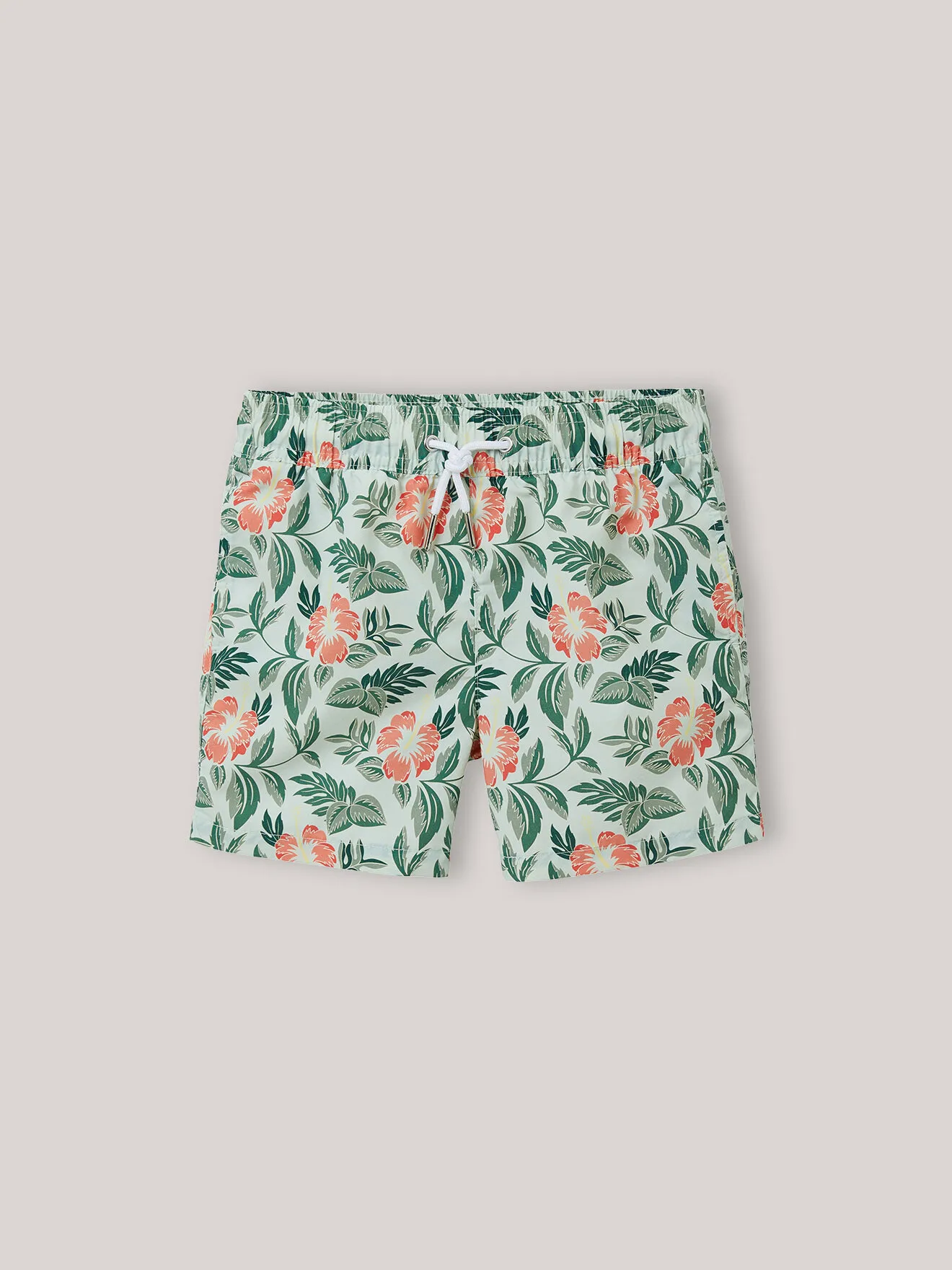 Short imprimé exotique Vert