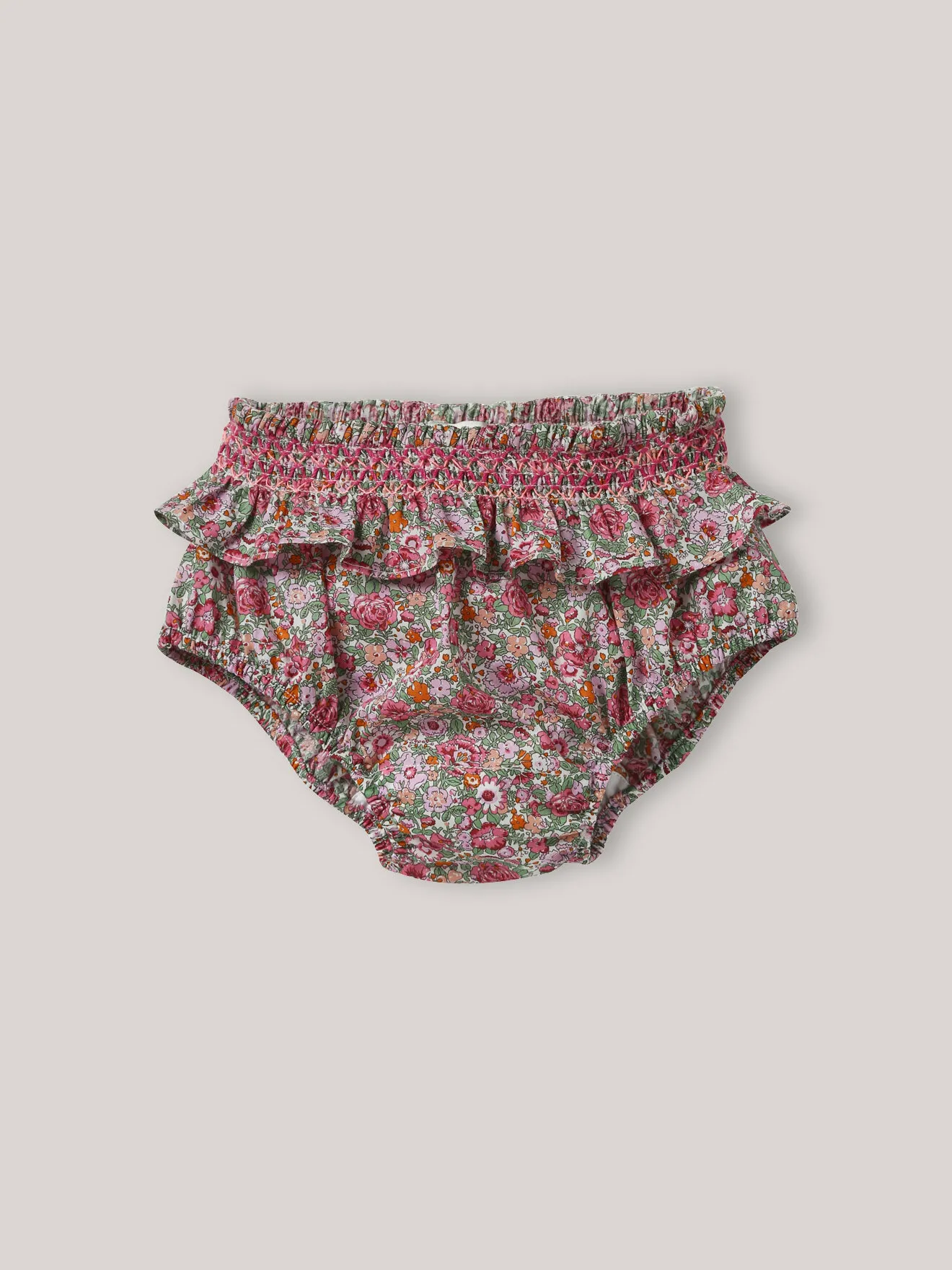 Culotte de plage en tissu liberty Rose