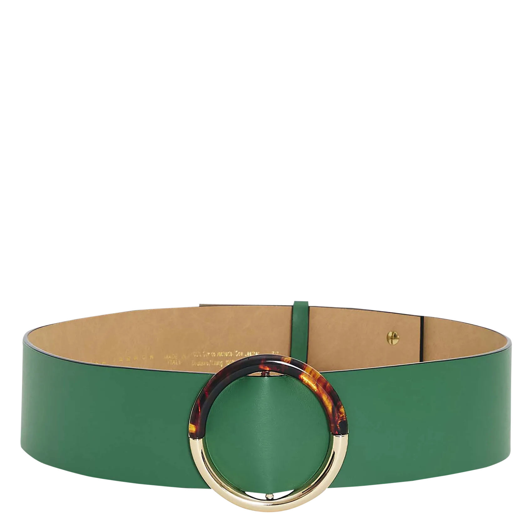 Ceinture en cuir Vert LAUREN