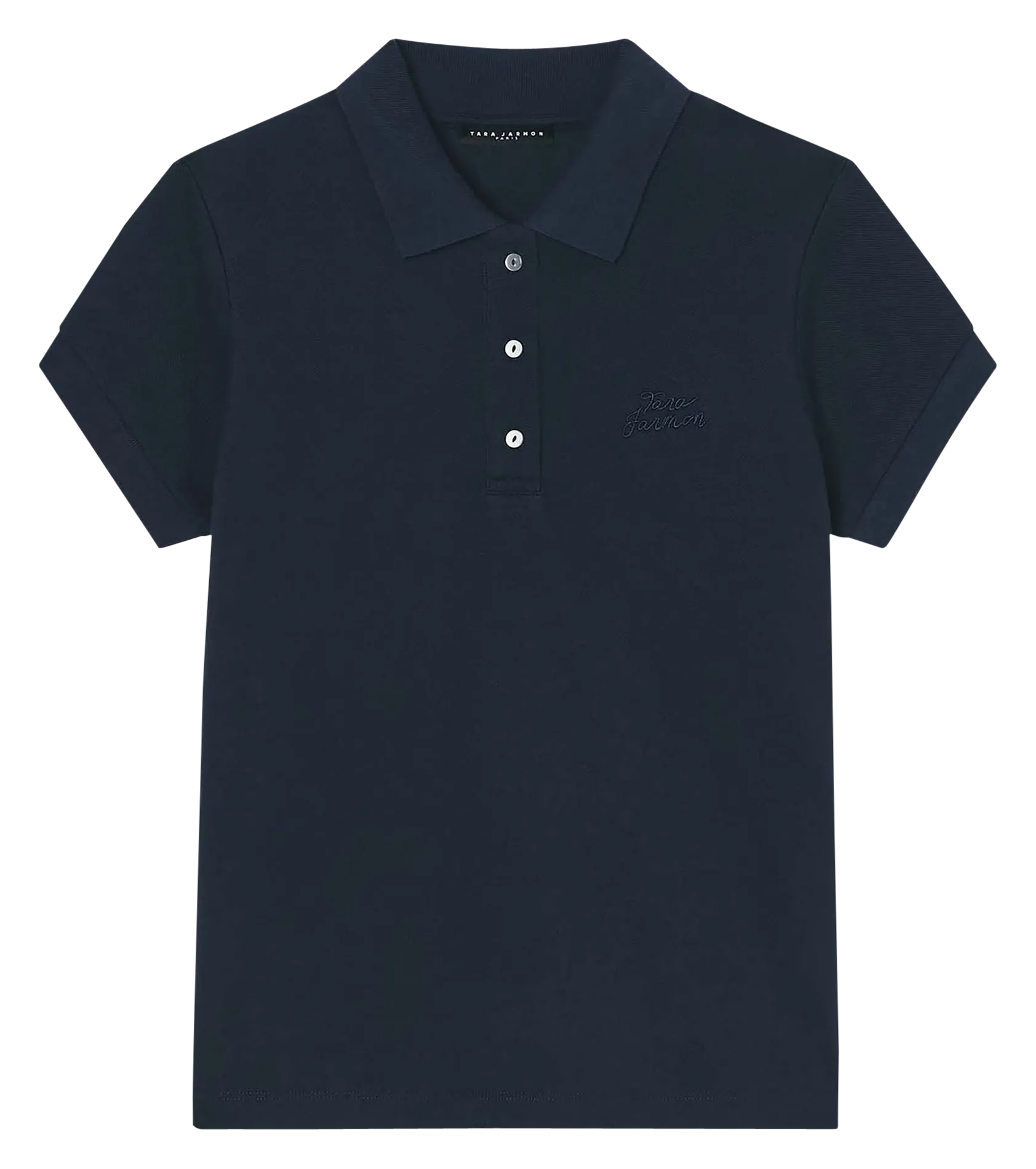 Polo en coton Bleu TAMMY