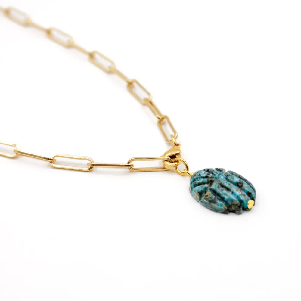 Collier scarabée - joe Doré