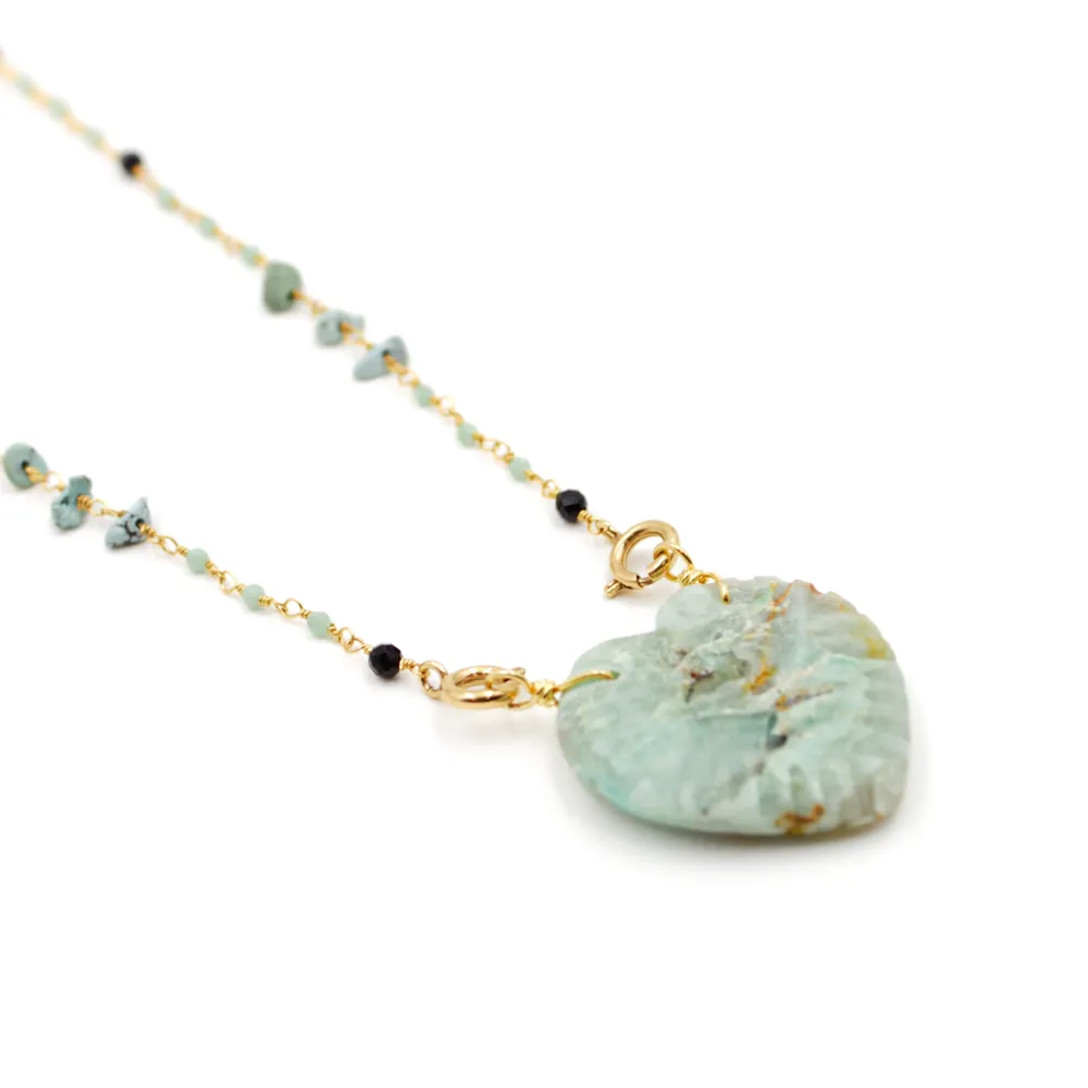 Collier cœur - coralie Doré