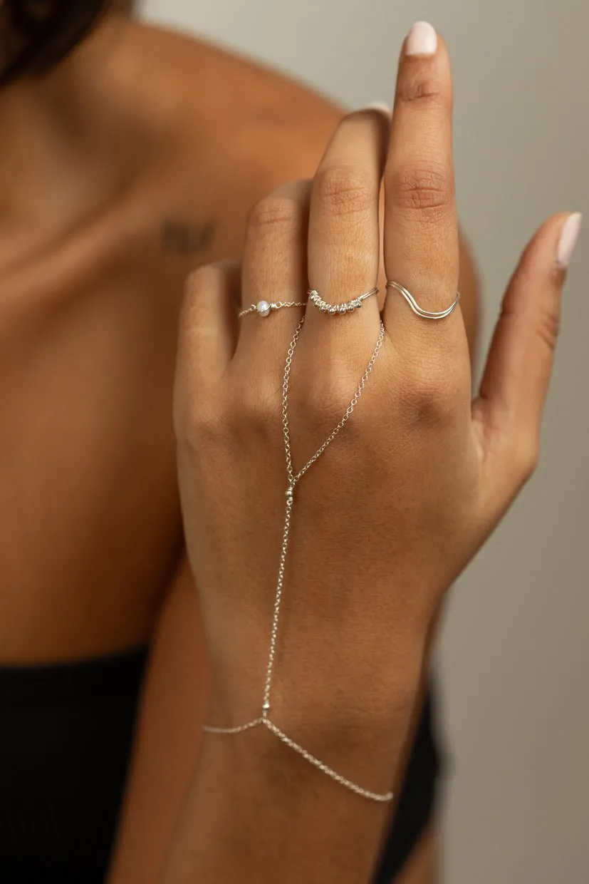 Bijou de main chaîne argent Argent