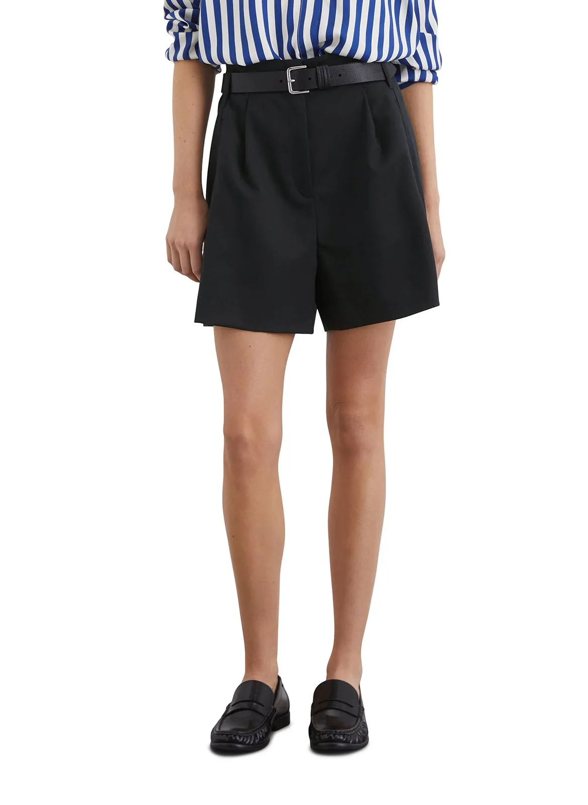 Short droit tailored Bleu