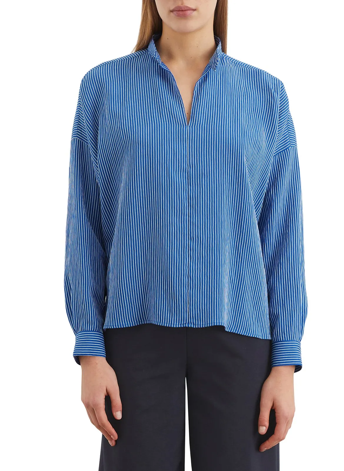 Blouse rayée relaxed Multicolore