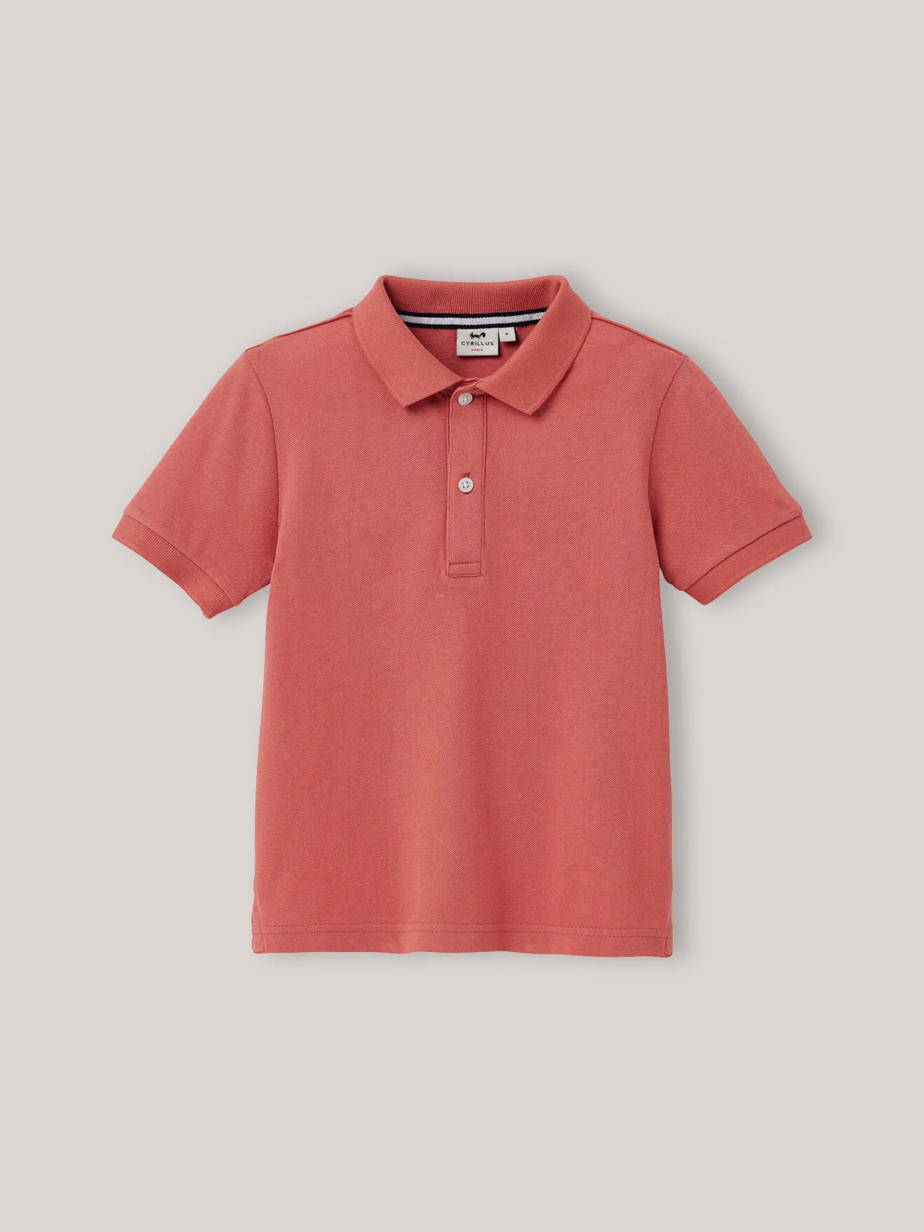 Polo en coton bio Orange