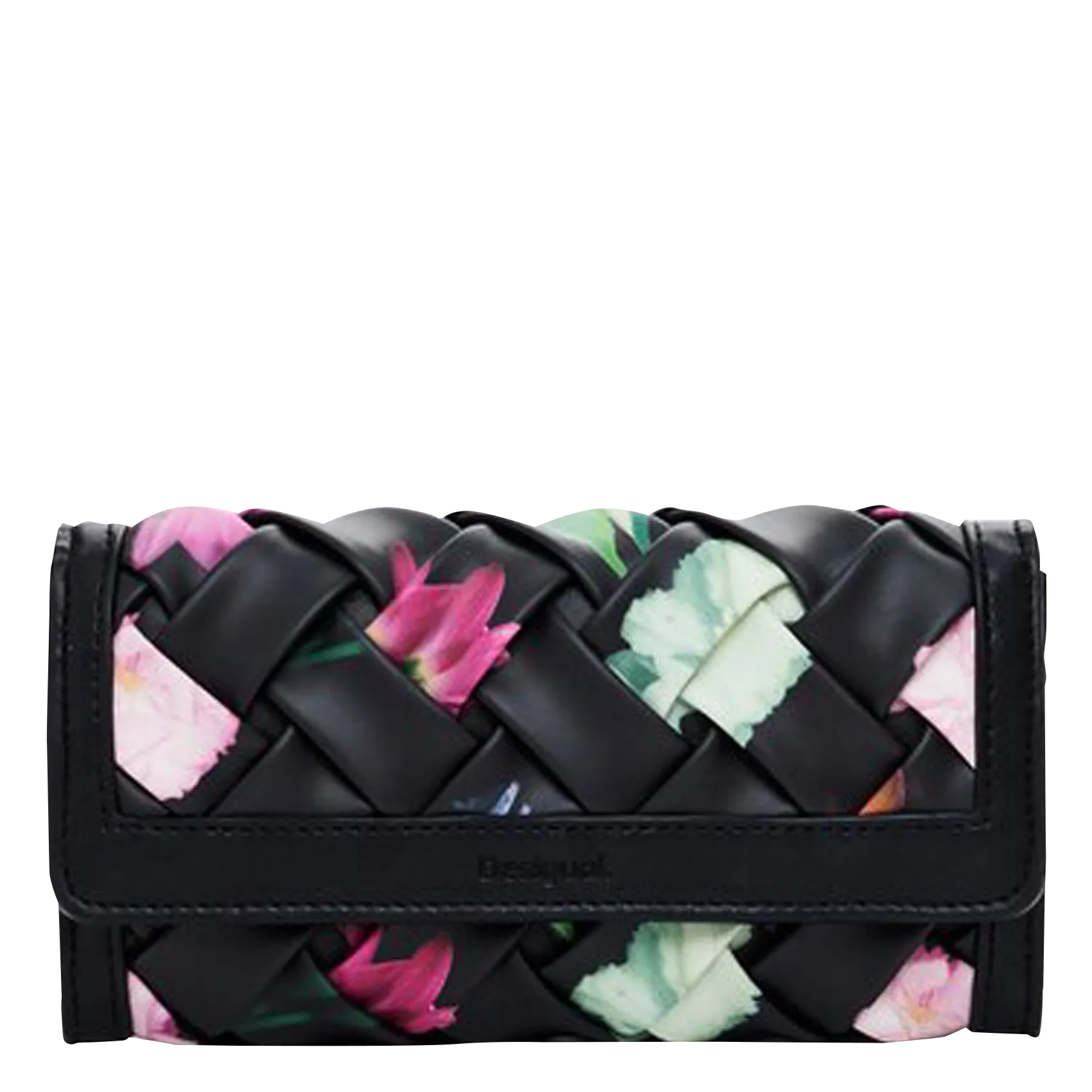 Portefeuille imprimé Noir