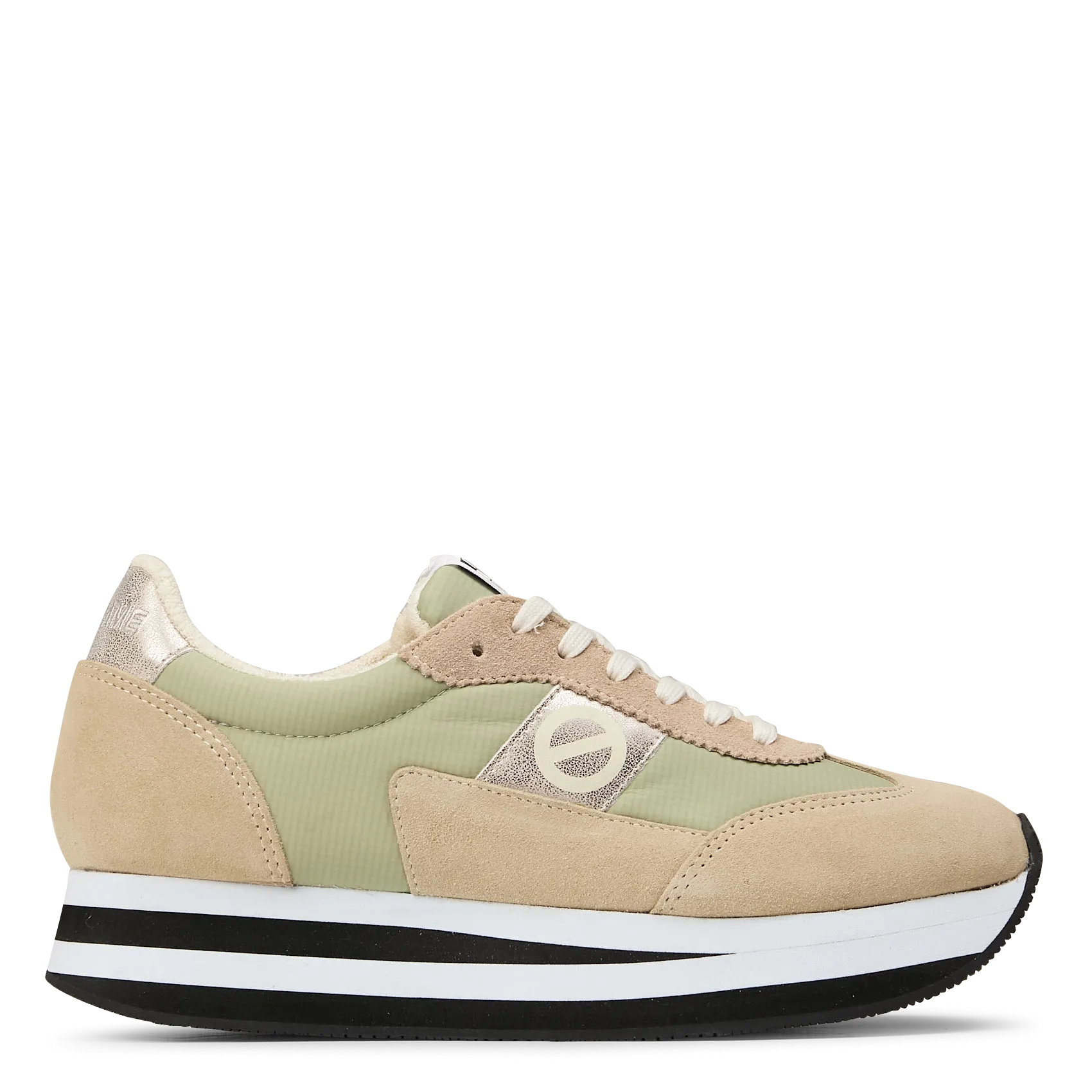 Baskets basses en cuir mélangé Multicolore FLEX