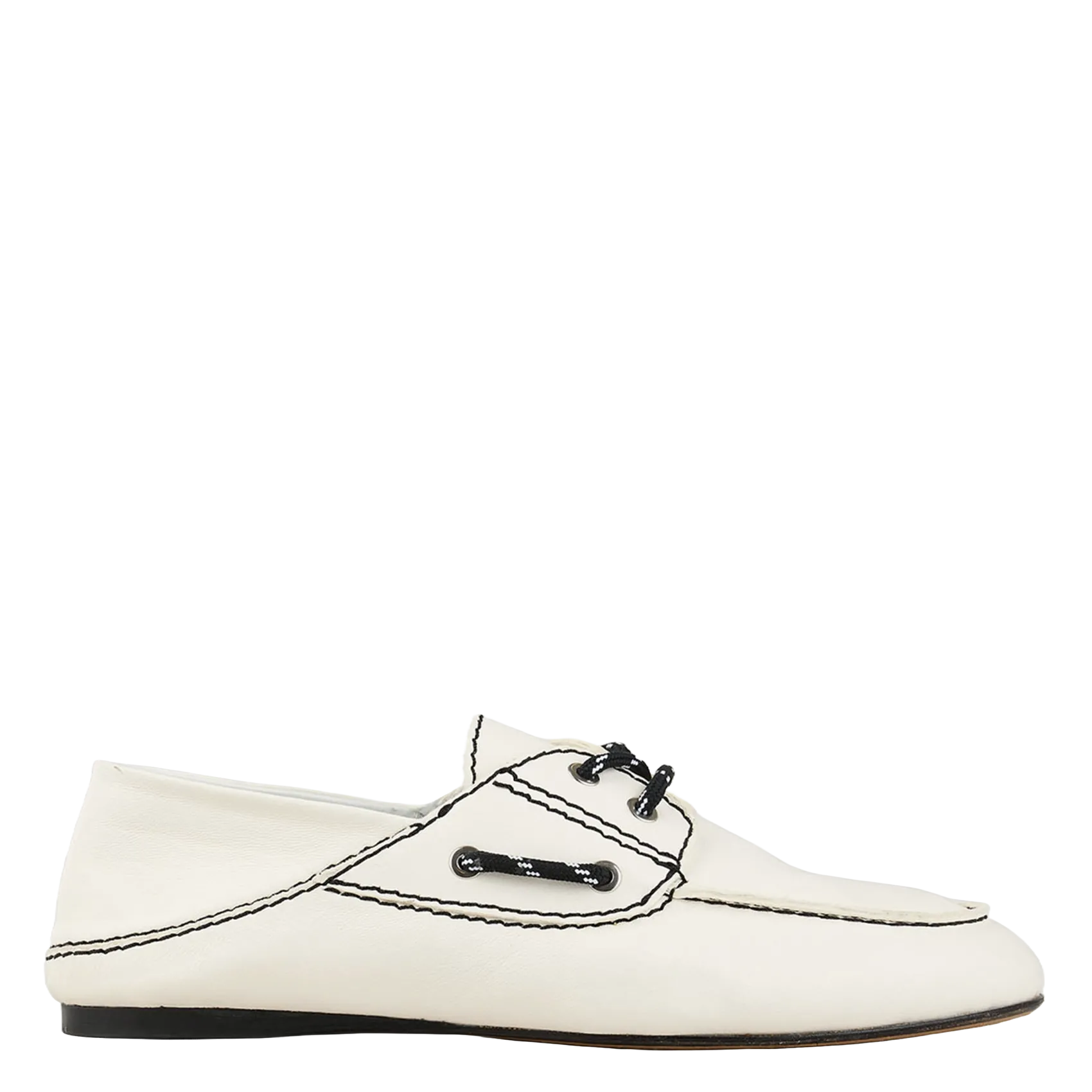 Mocassins en cuir Blanc