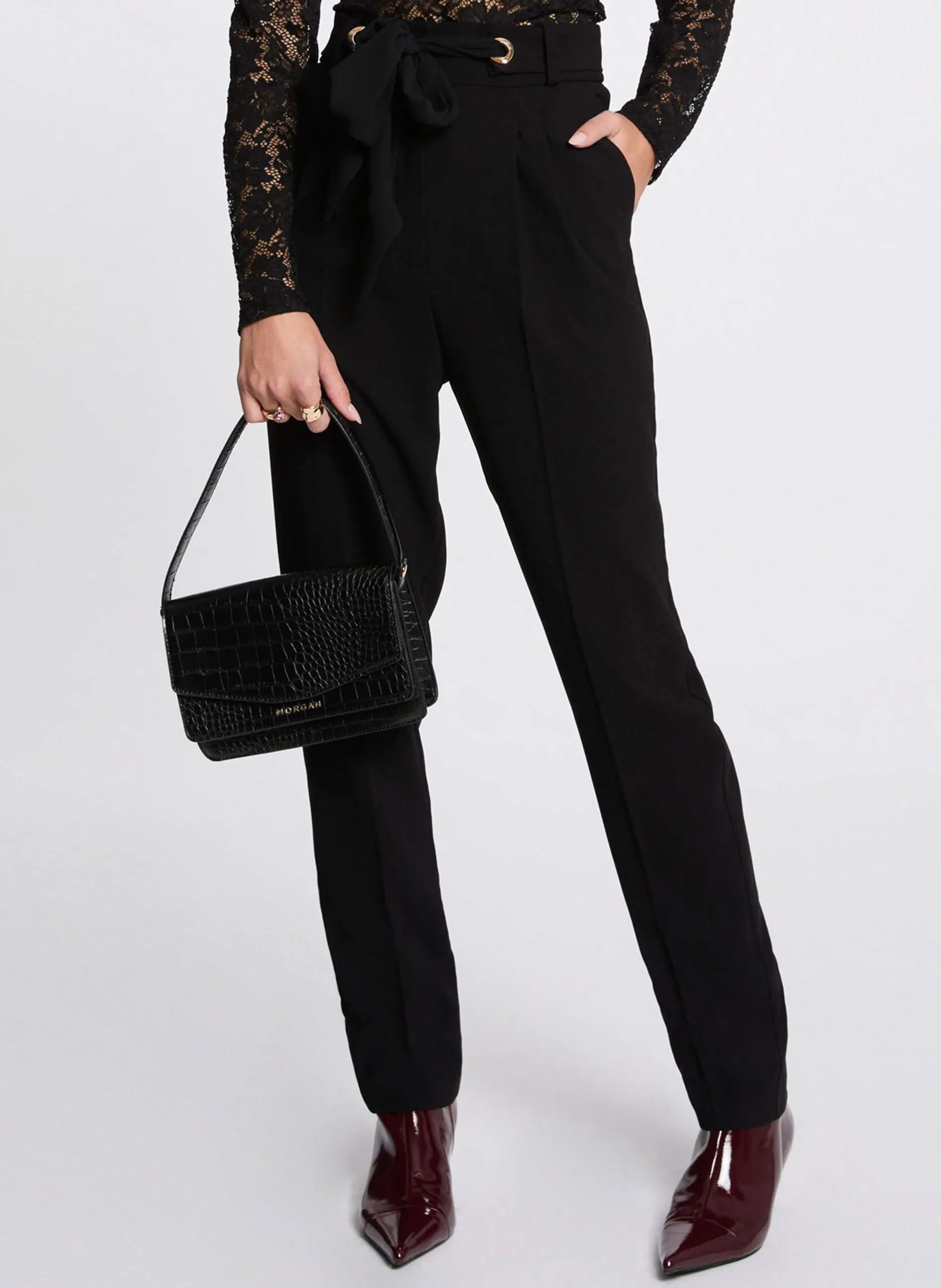 Pantalon carotte Noir 251-PROBY.F