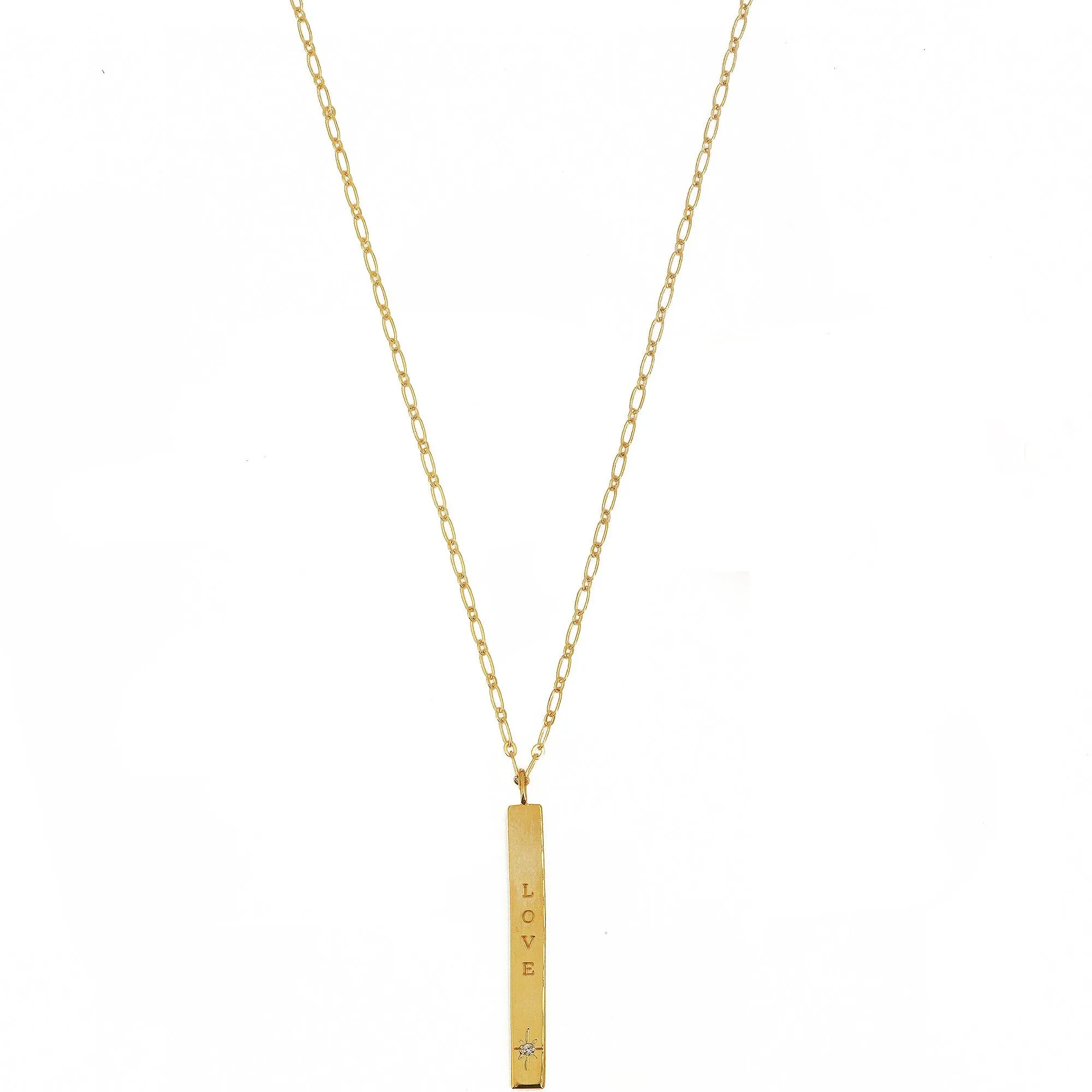 Collier plaqué or mantra Doré COLLIER PLAQUÉ OR MANTRA