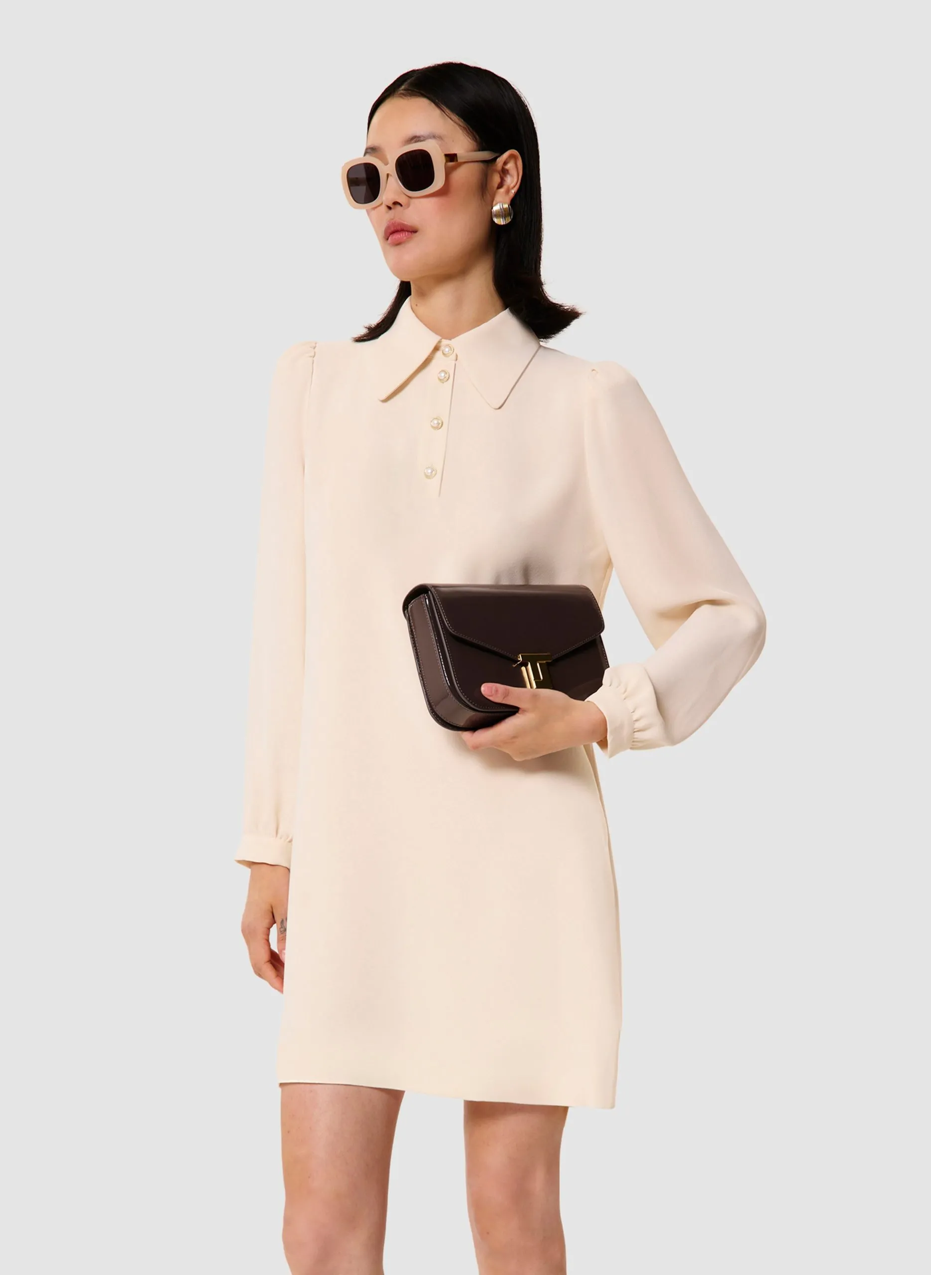 Robe courte Beige ROLFO