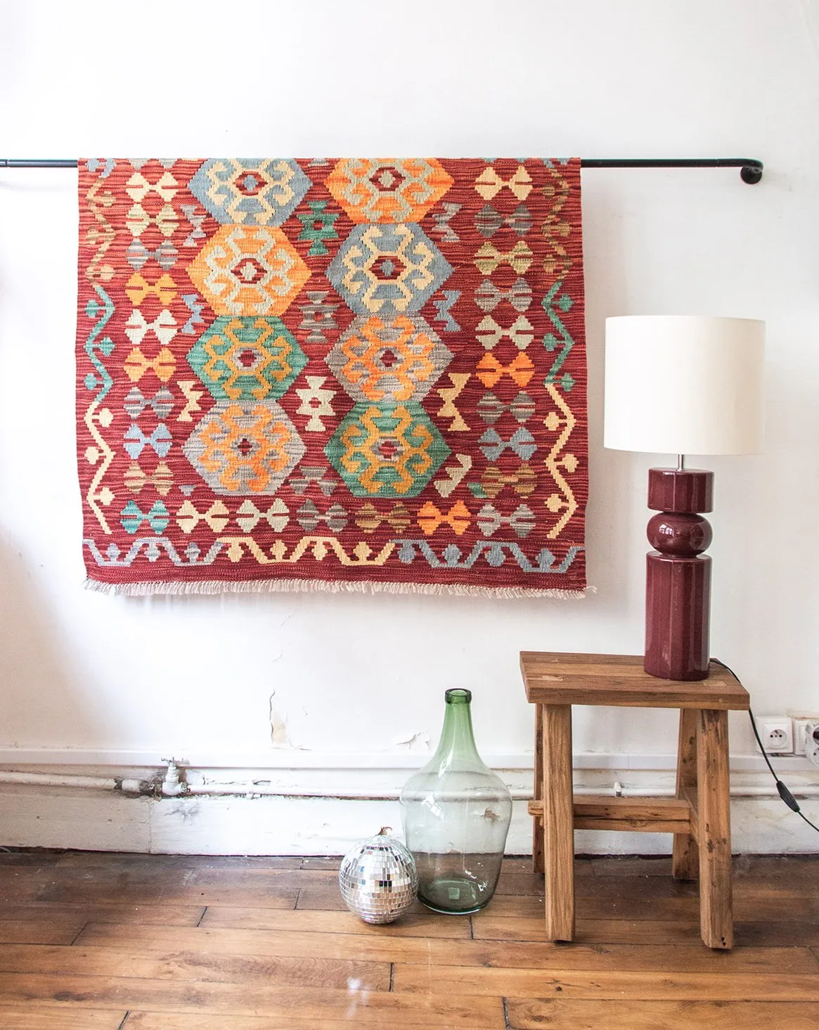 Tapis kilim n°296 Multicolore EDDY