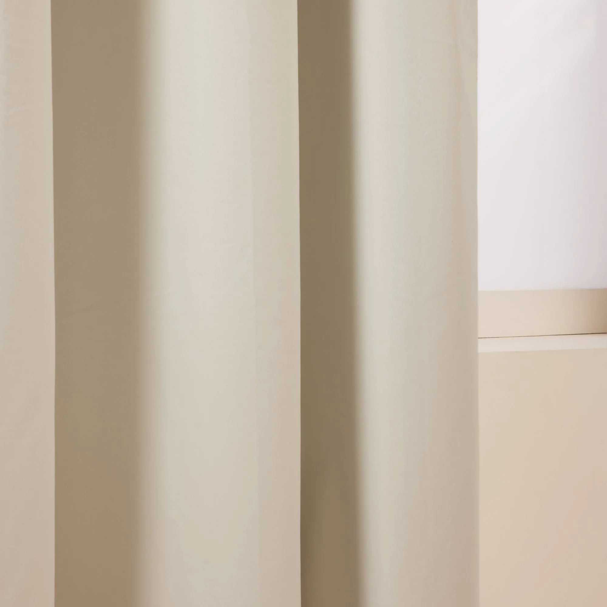 Doublure à galon fronceur occultante Beige ISISSE