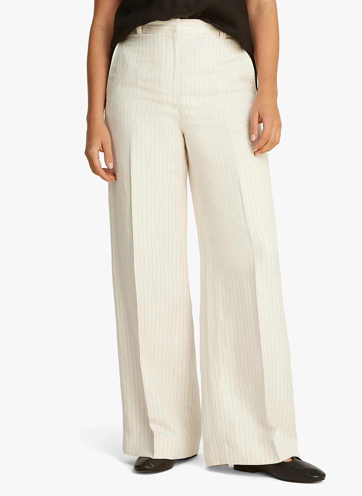 Pantalon large Blanc