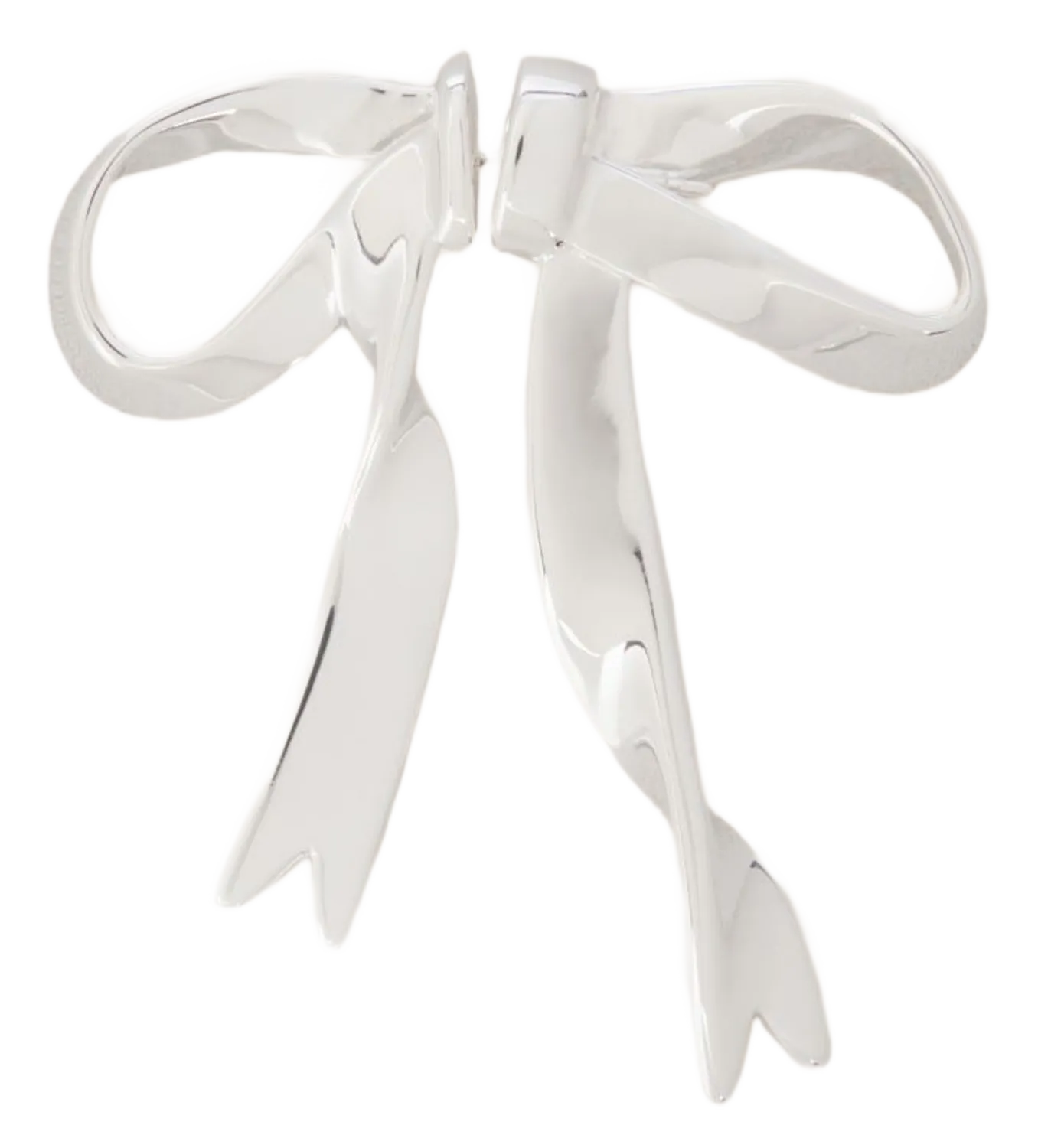 Boucle d'oreille en laiiton mélangé Argent