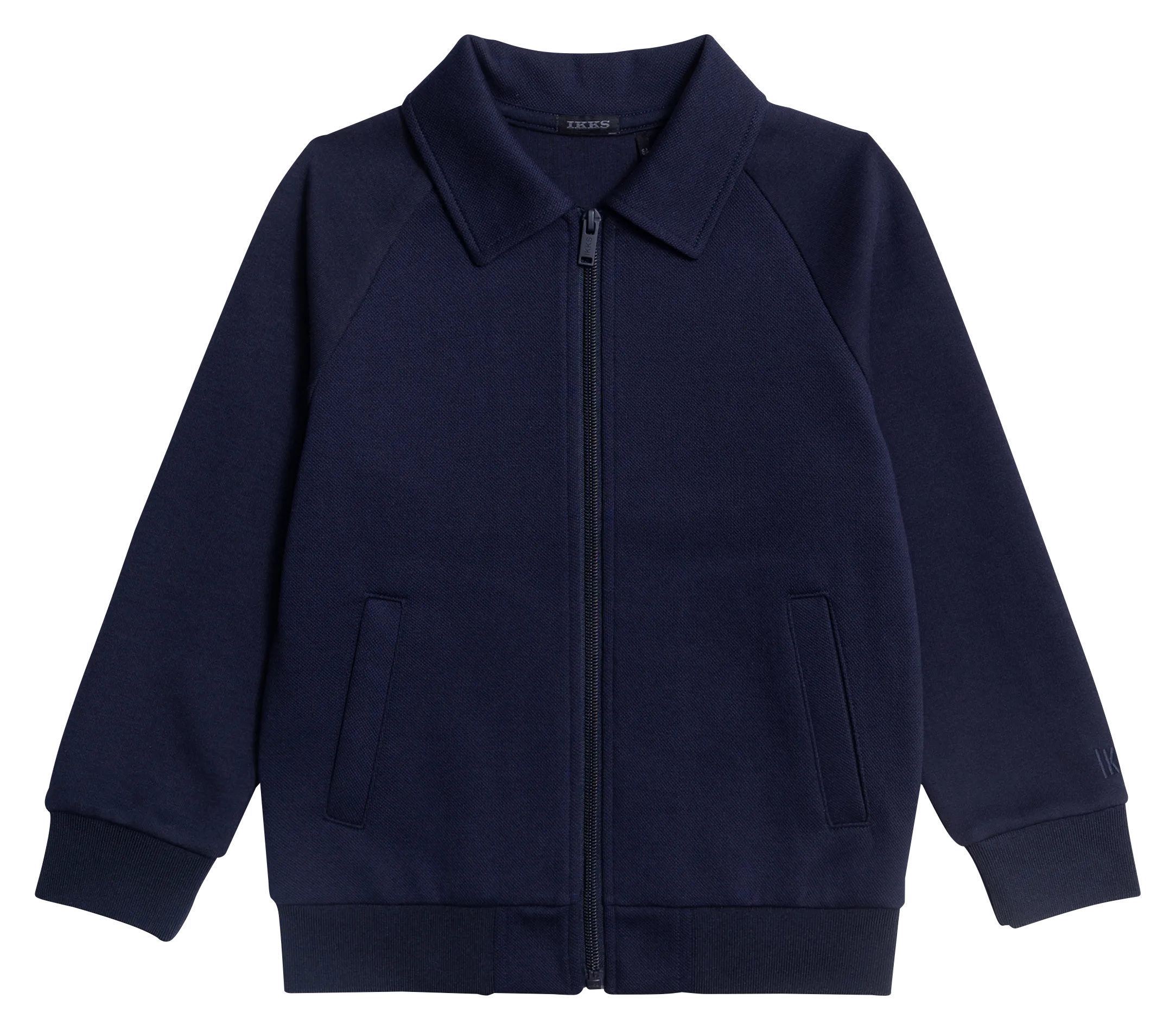 Cardigan bi-matière Bleu